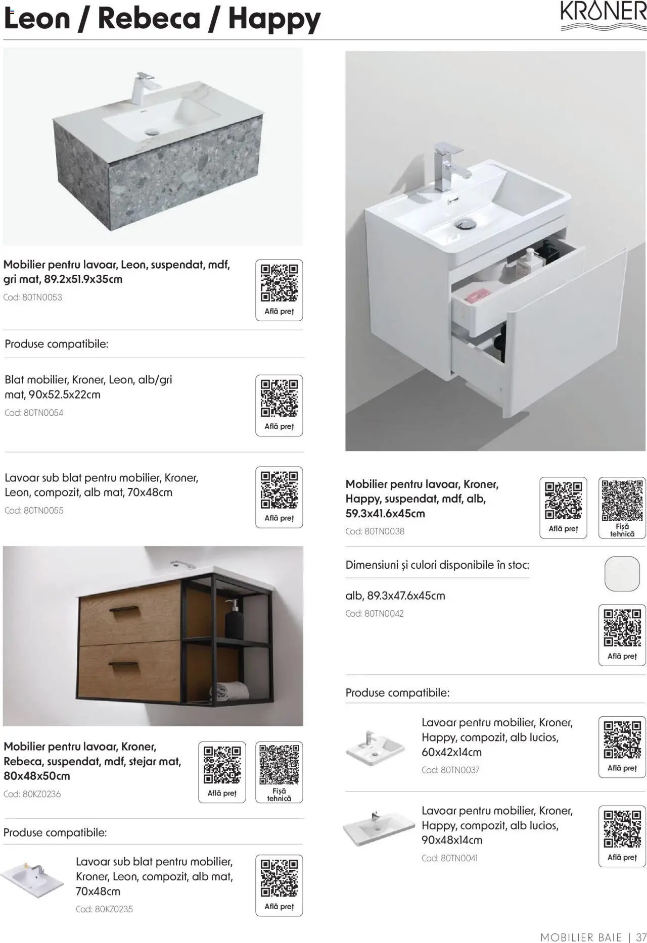Catalog Romstal – valabil de la 25.11.2024 | Pagină: 37 | Produse: Lavoar