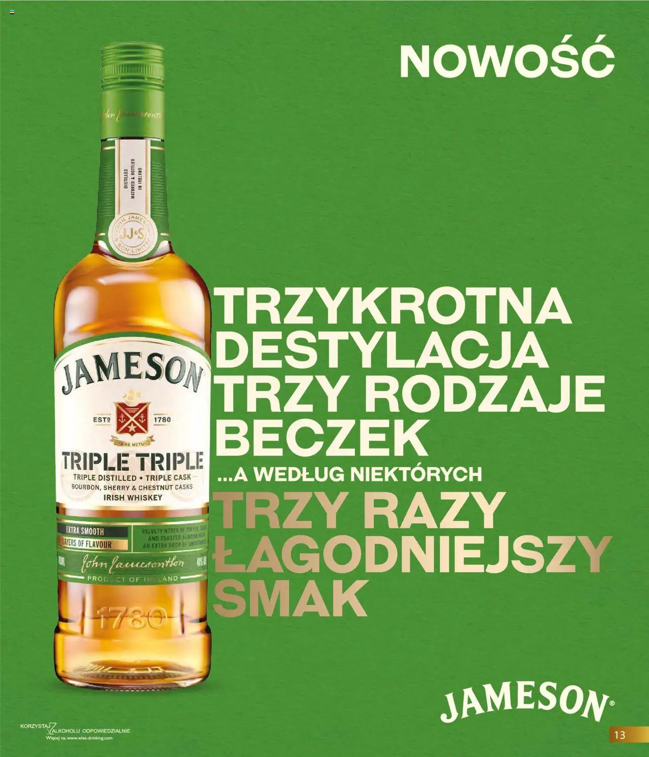 Eurocash Gazetka - Horeca od 01.10.2025 | Strona: 13 | Produkty: Jameson