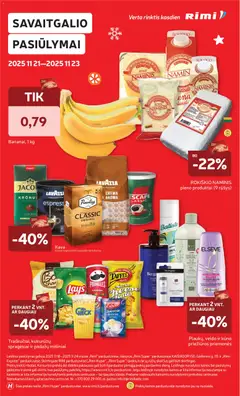 Rimi leidinys galioja nuo 18.11.2025 | Puslapis: 38 | Prekių: Kava, Muilas