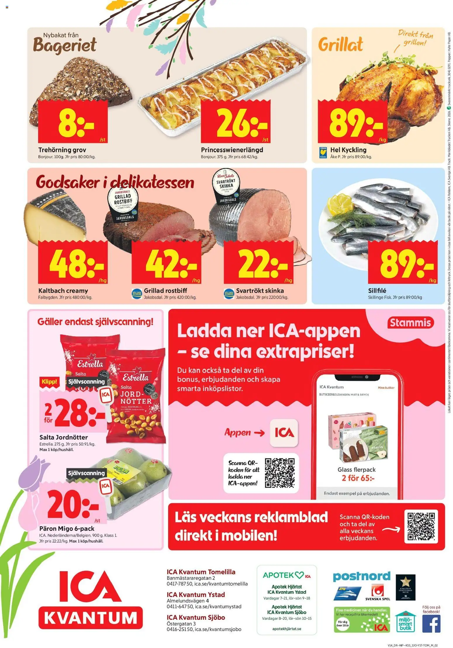 ICA Kvantum reklamblad aktuell från 30.03.2026 | Sida: 12 | Produkter: Jord, Galler, Papper, Nötter