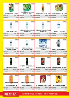 KIT KAT Cash & Carry specials catalogue – valid from 23.10.2025 | Page: 11 | Products: Case, Creamer, Juice, Water