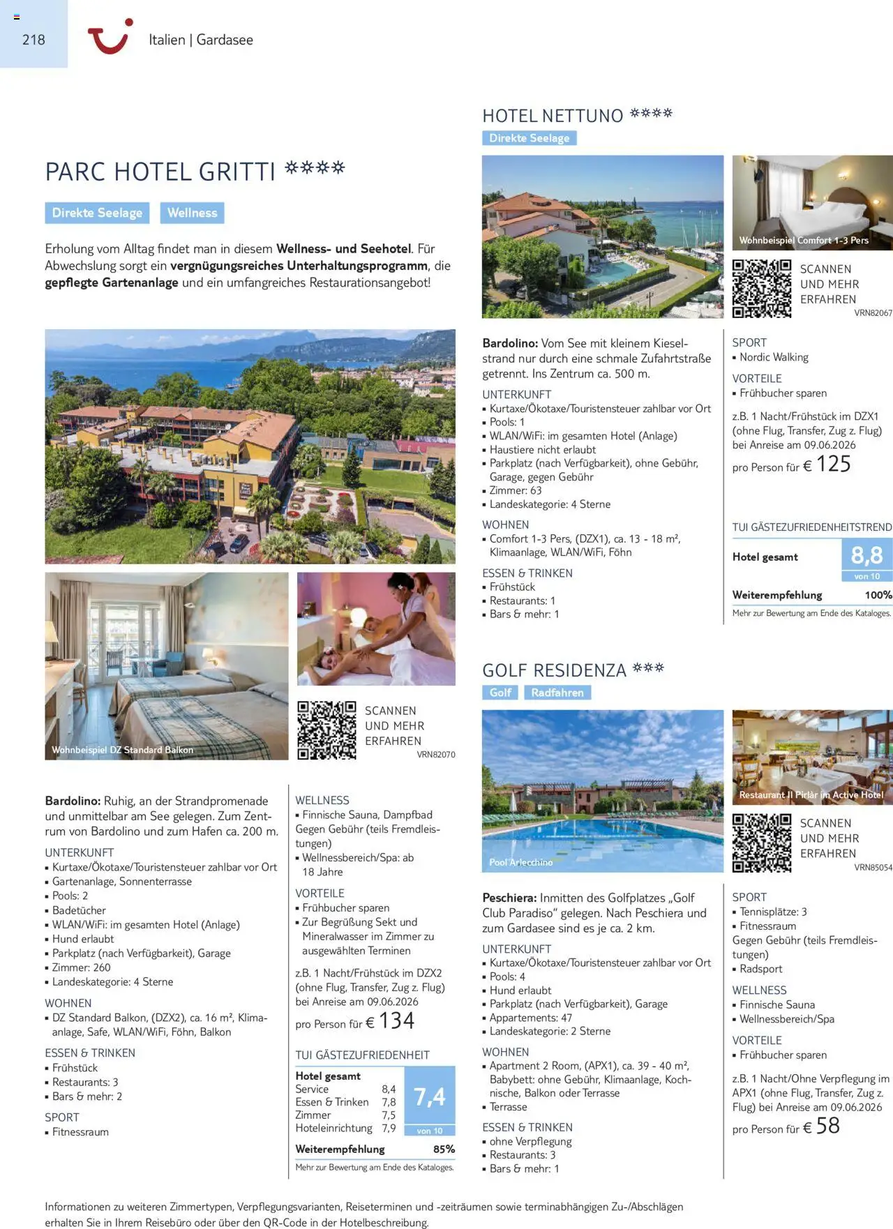 Aida - Urlaub mit eigener Anreise  – gültig ab 01.11.2025 | Seite: 218 | Produkte: Sekt, Rum, Walking, Föhn