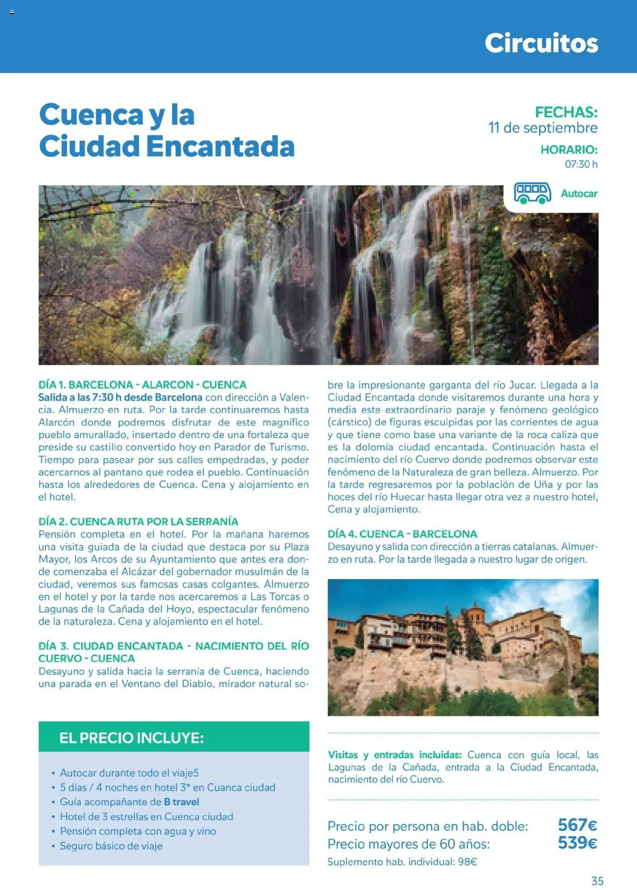 B the travel brand Viatges i Excursions │ válido desde el 01.05.2025 | Página: 35 | Productos: Vino