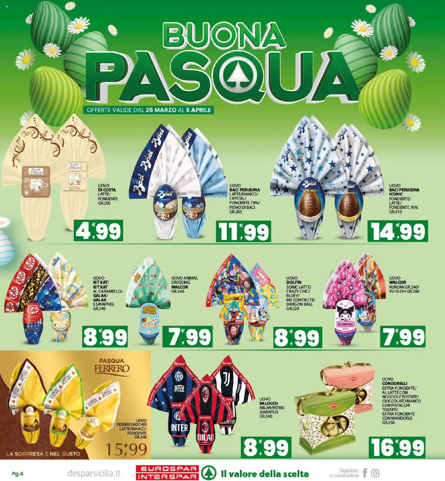 Volantino Eurospar del 26.03.2026 | Pagina: 4