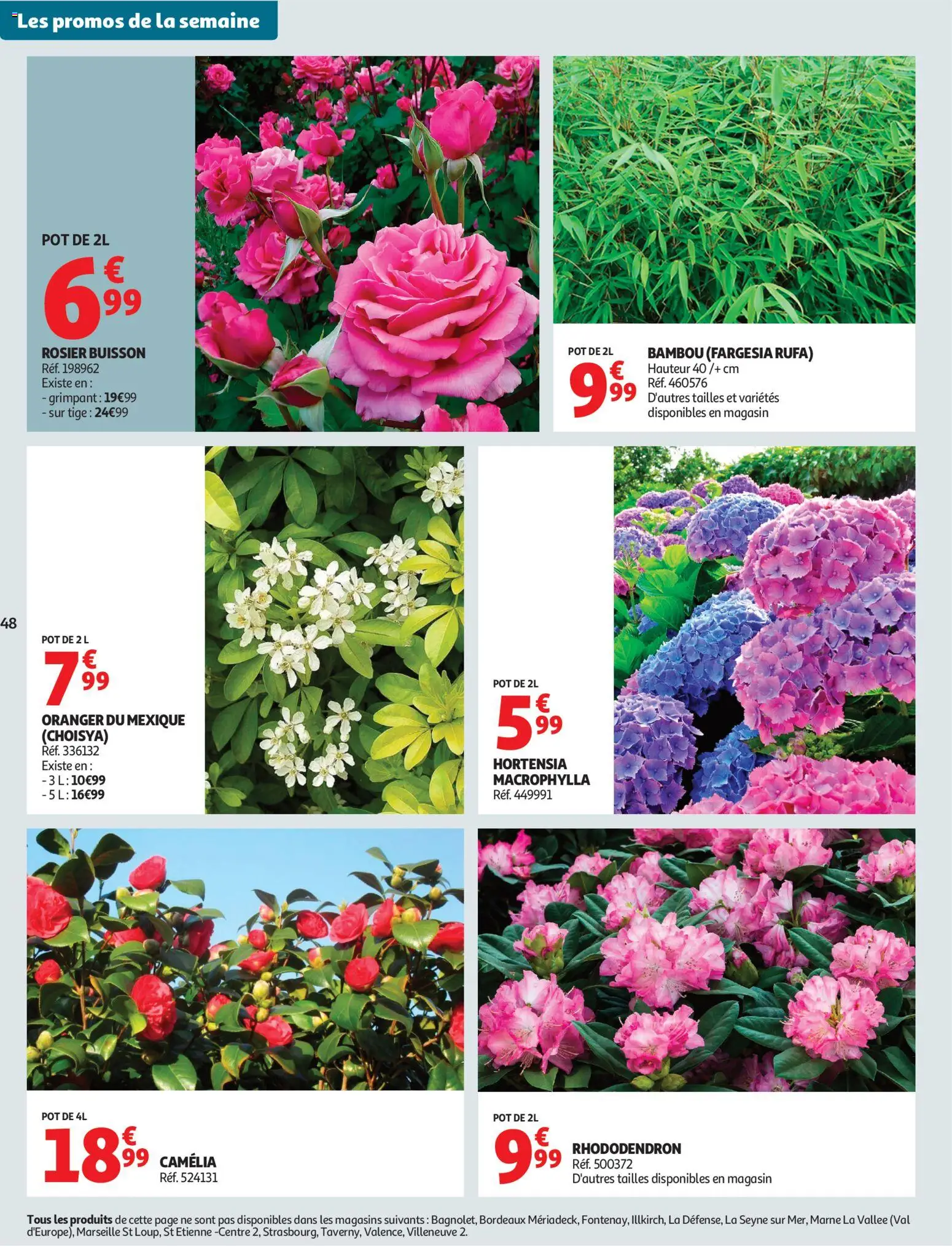 {H1} | Page: 48 | Produits: Hortensia, Camelia, Rosier, Rhododendron