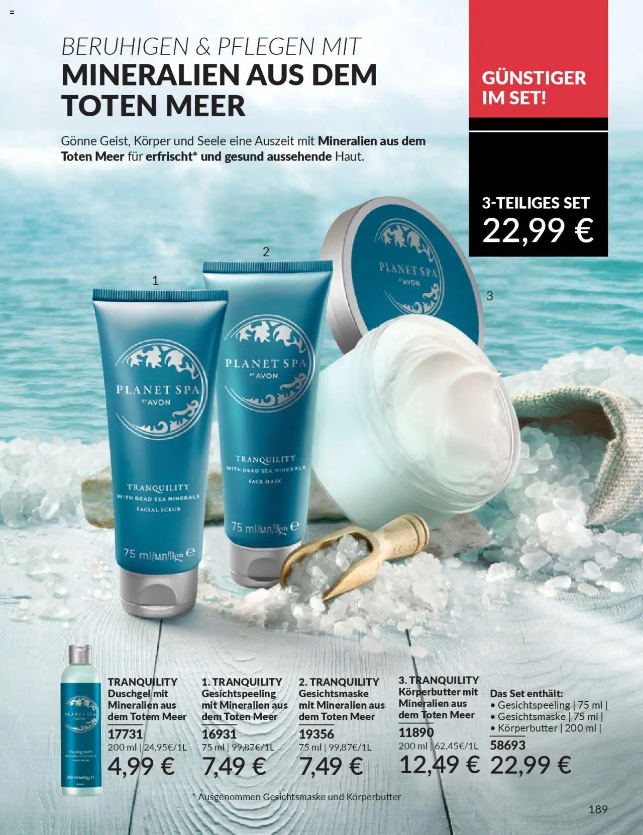 AVON Katalog Oktober 2025 – gültig ab 01.10.2025 | Seite: 191 | Produkte: Duschgel, Gesichtsmaske