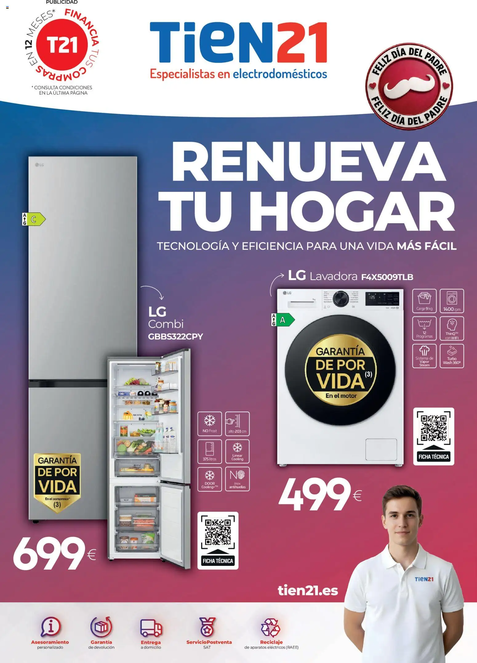 Tien 21 folleto │ válido desde el 01.03.2026 | Página: 1 | Productos: Lavadora, Combi