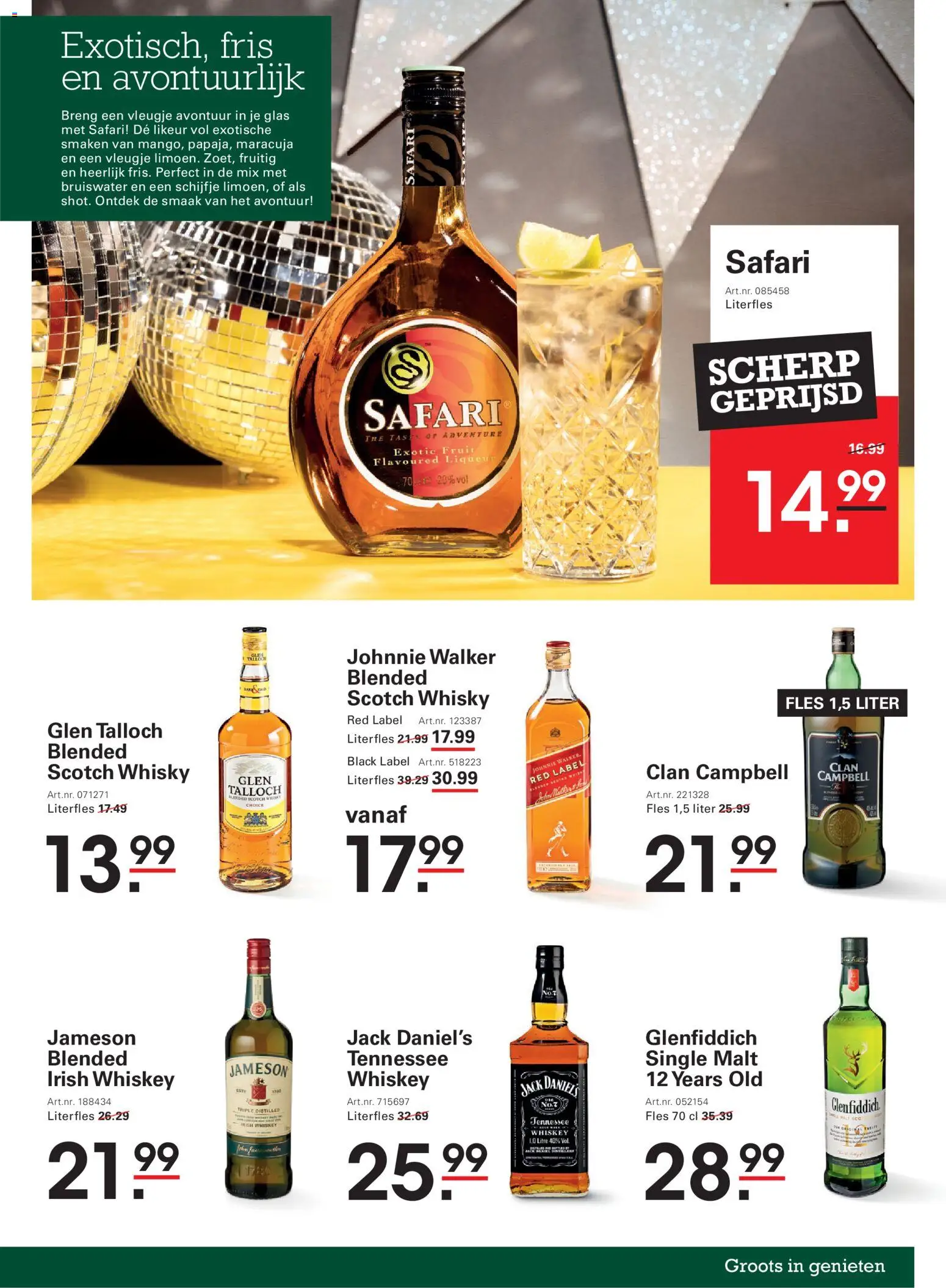 {H1} | Pagina: 59 | Producten: Fles, Whisky, Chili szósz, Fruit