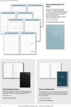 Office Depot - erbjudanden - Lärarkalendrar - Förhandsvisning av reklamblad från butik Office Depot aktuell från 01.09.2025 | Sida: 4 | Produkter: Papper, Kalender