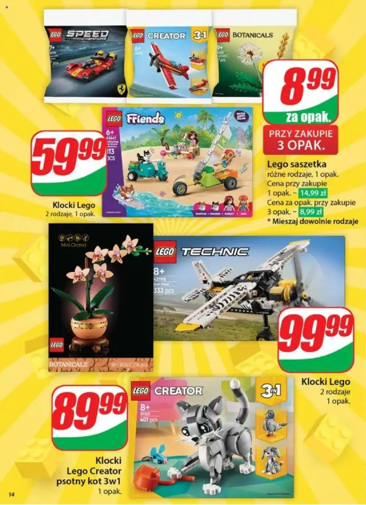 Dino Gazetka od 28.05.2025 | Strona: 14 | Produkty: Lego, Klocki Lego