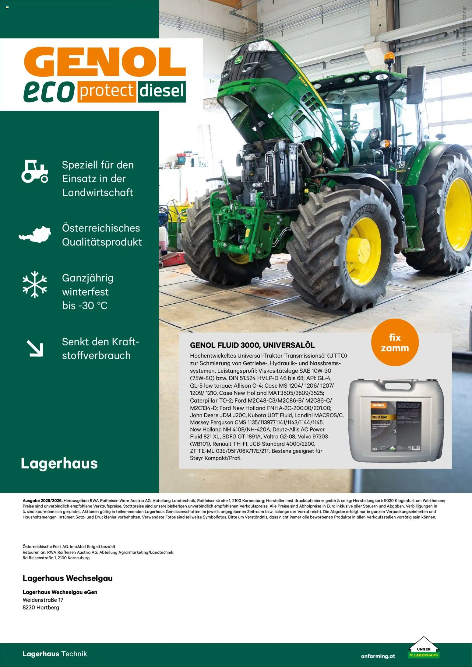 Lagerhaus Grünland-Kompetenz erfahren gültig ab 01.10.2025 | Seite: 25