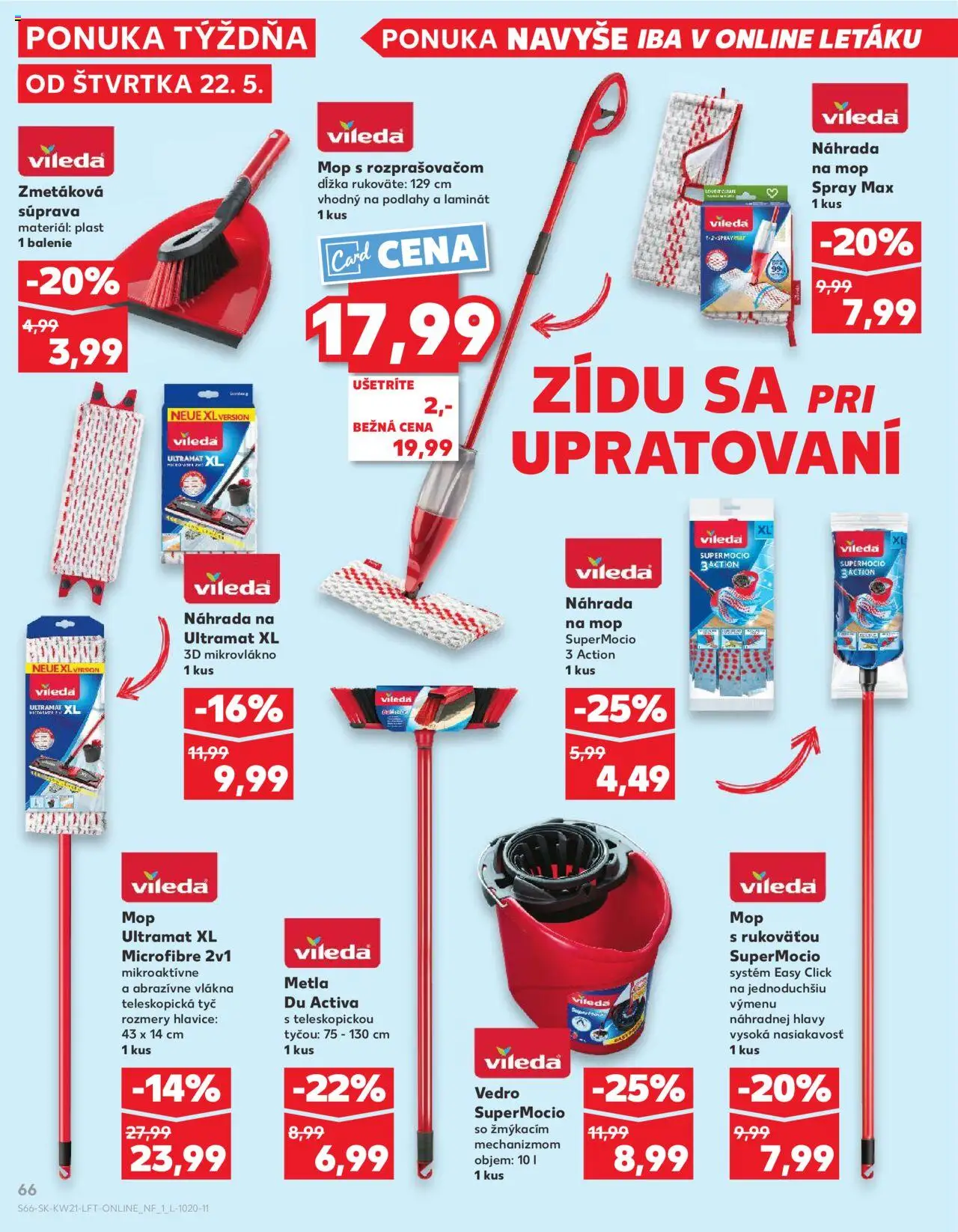 Kaufland Skalica │ platný od 22.05.2025 | Strana: 66 | Produkty: Mop