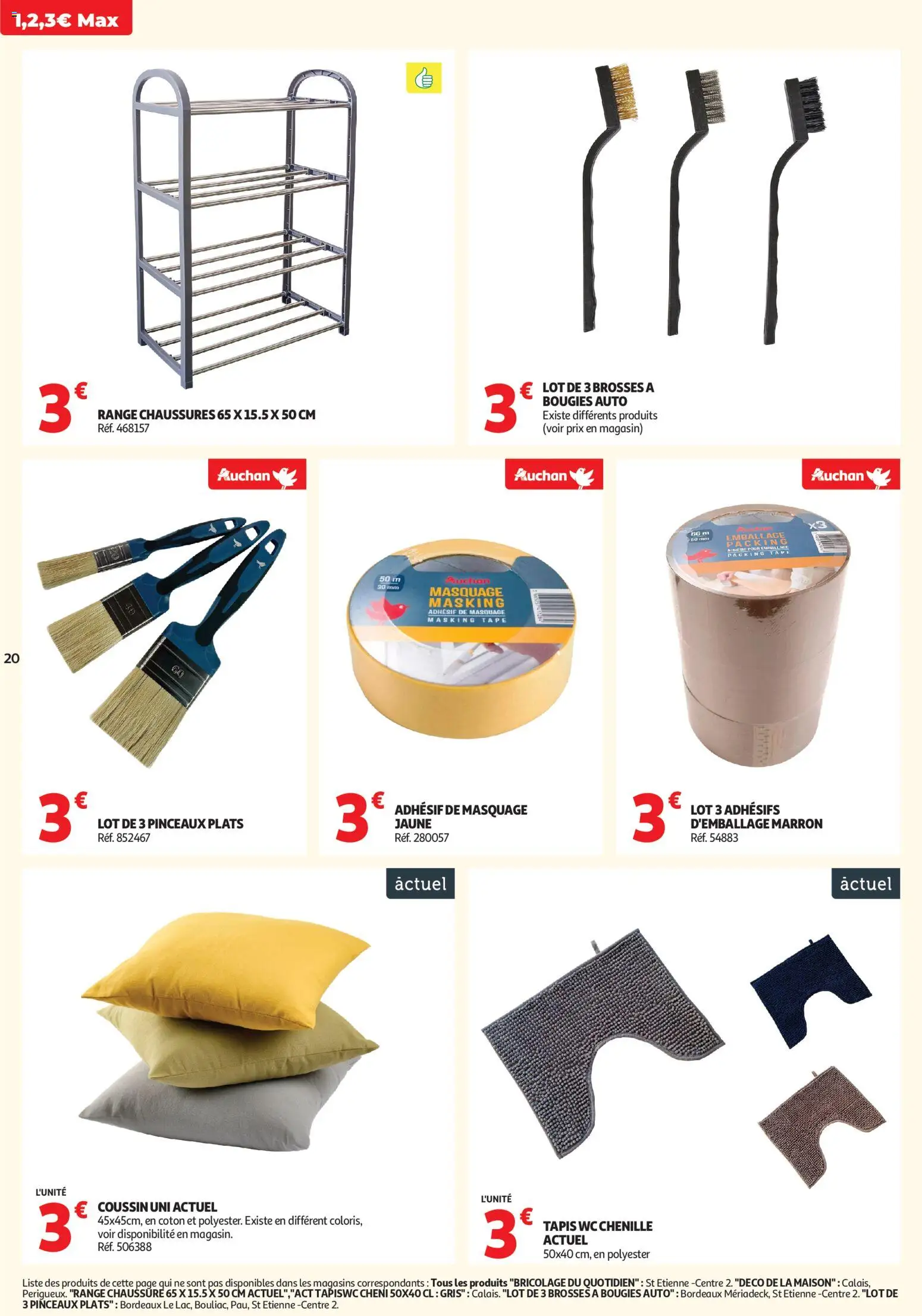 {H1} | Page: 20 | Produits: Coton, Range chaussures, Tapis