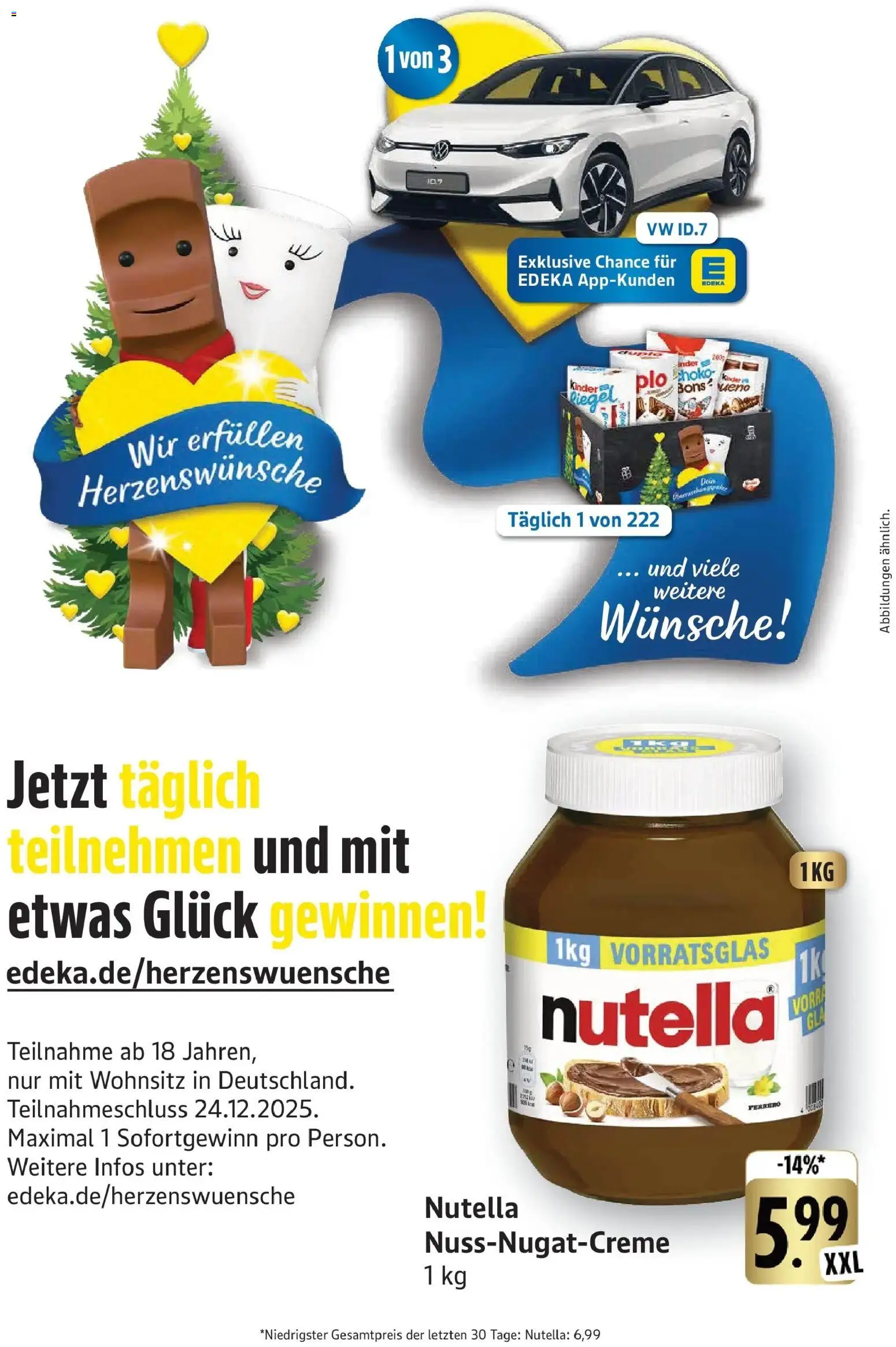 Edeka prospekt Steinfeld	 – gültig ab 08.12.2025 | Seite: 36 | Produkte: Nutella