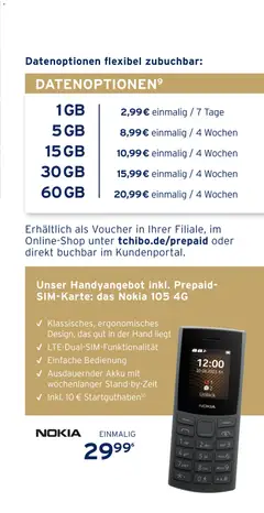 Tchibo Mobil Flyer ab 08.12.2025 gültig | Seite: 11 | Produkte: Nokia