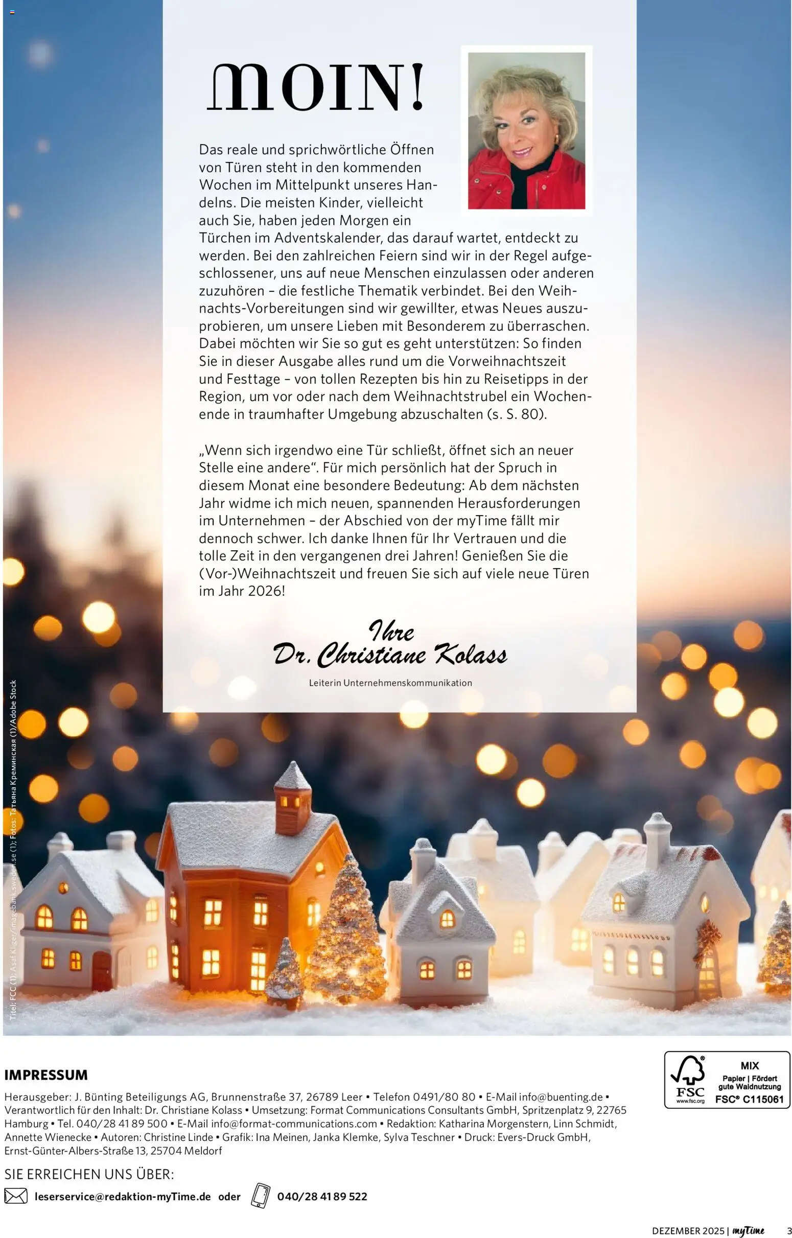 Famila Nordwest  myTime Dezember 2025 – gültig ab 01.12.2025 | Seite: 3 | Produkte: Tür, Telefon