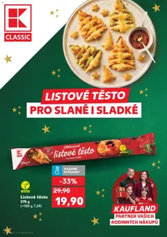 Náhled letáku Listové těsto, Chlazené listové těsto pro slané i sladké, 275 g od 03.12.2025 | Strana: 34