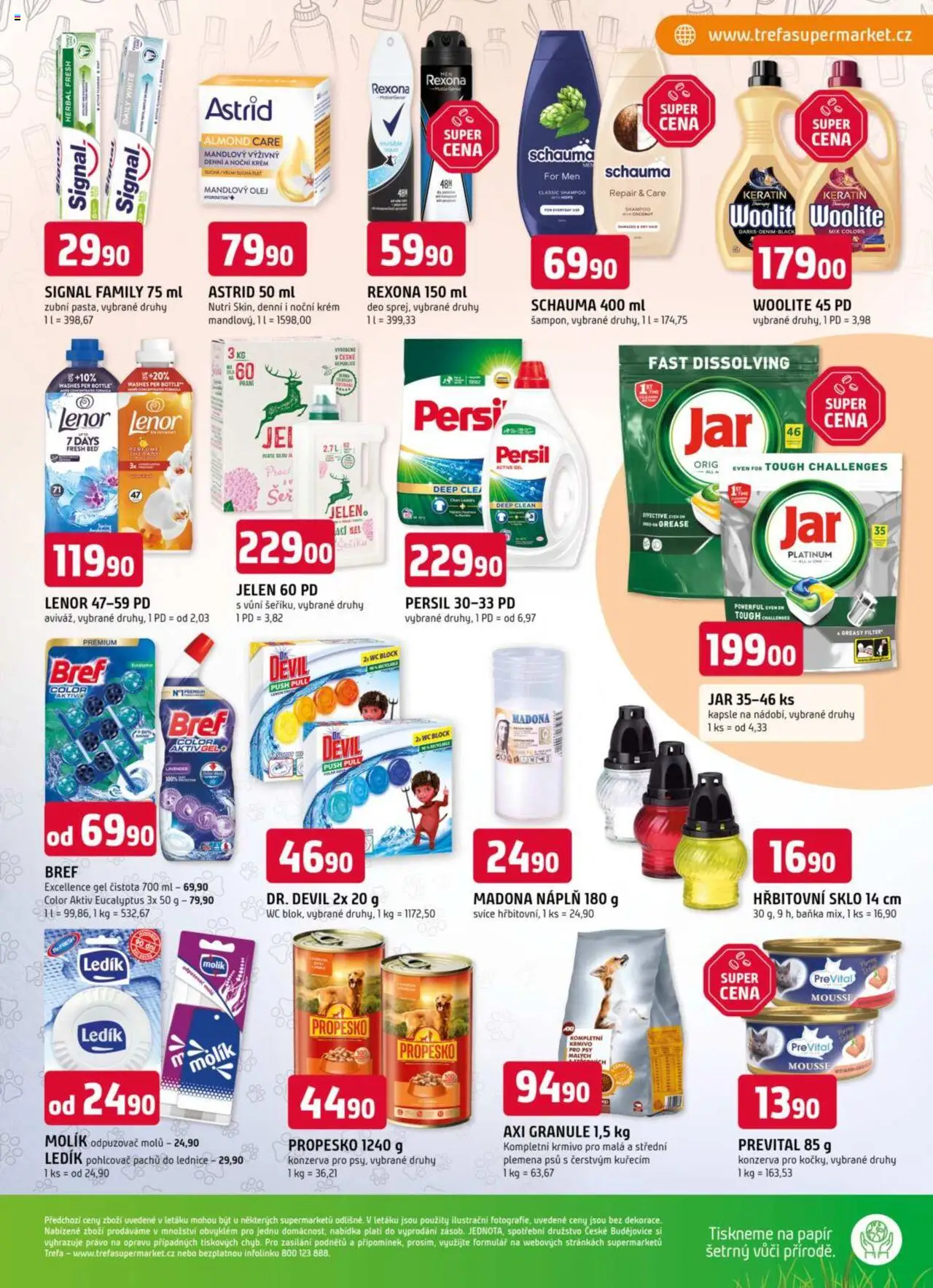 Trefa leták od 22.10.2025 | Strana: 9 | Produkty: Lenor, Propesko, Krém, Jar