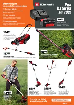 OBI katalog akcije – veljaven od 01.04.2026 | Stran: 19 | Izdelki: Baterija, Kosilnica, Škarje za živo mejo, Orodje