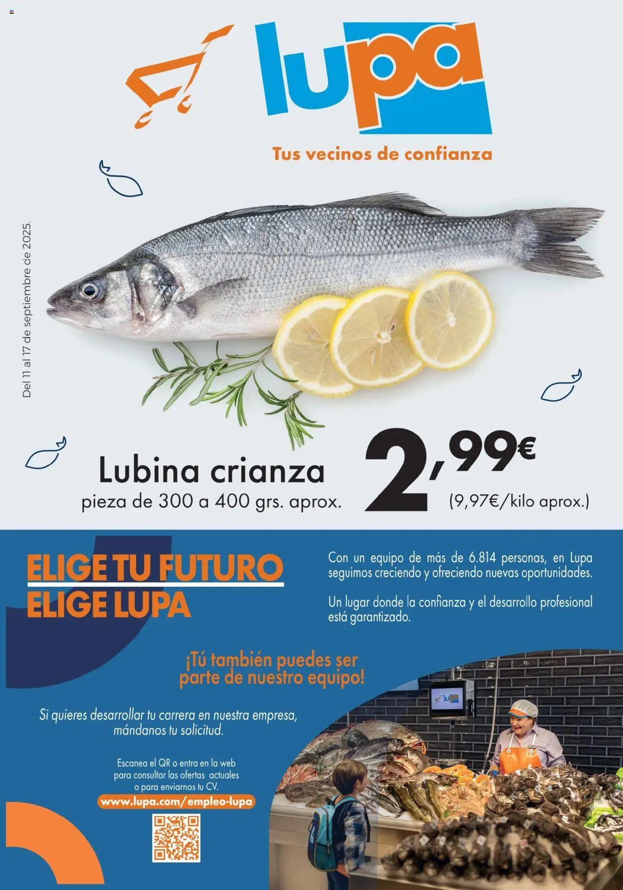 Lupa Supermercados folleto │ válido desde el 11.09.2025 | Página: 1