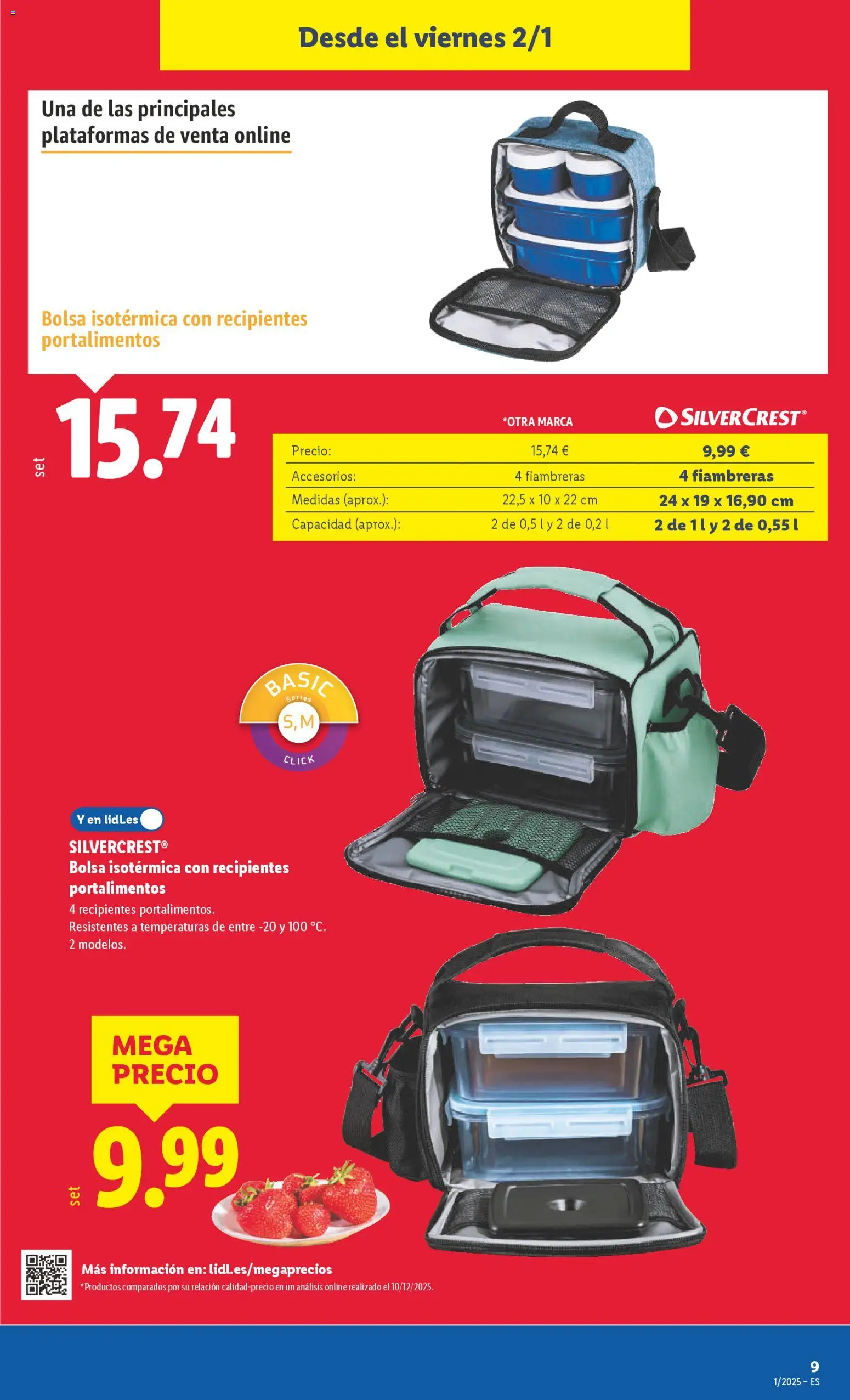 Lidl folleto de bazar │ válido desde el 29.12.2025 | Página: 17 | Productos: Bolsa