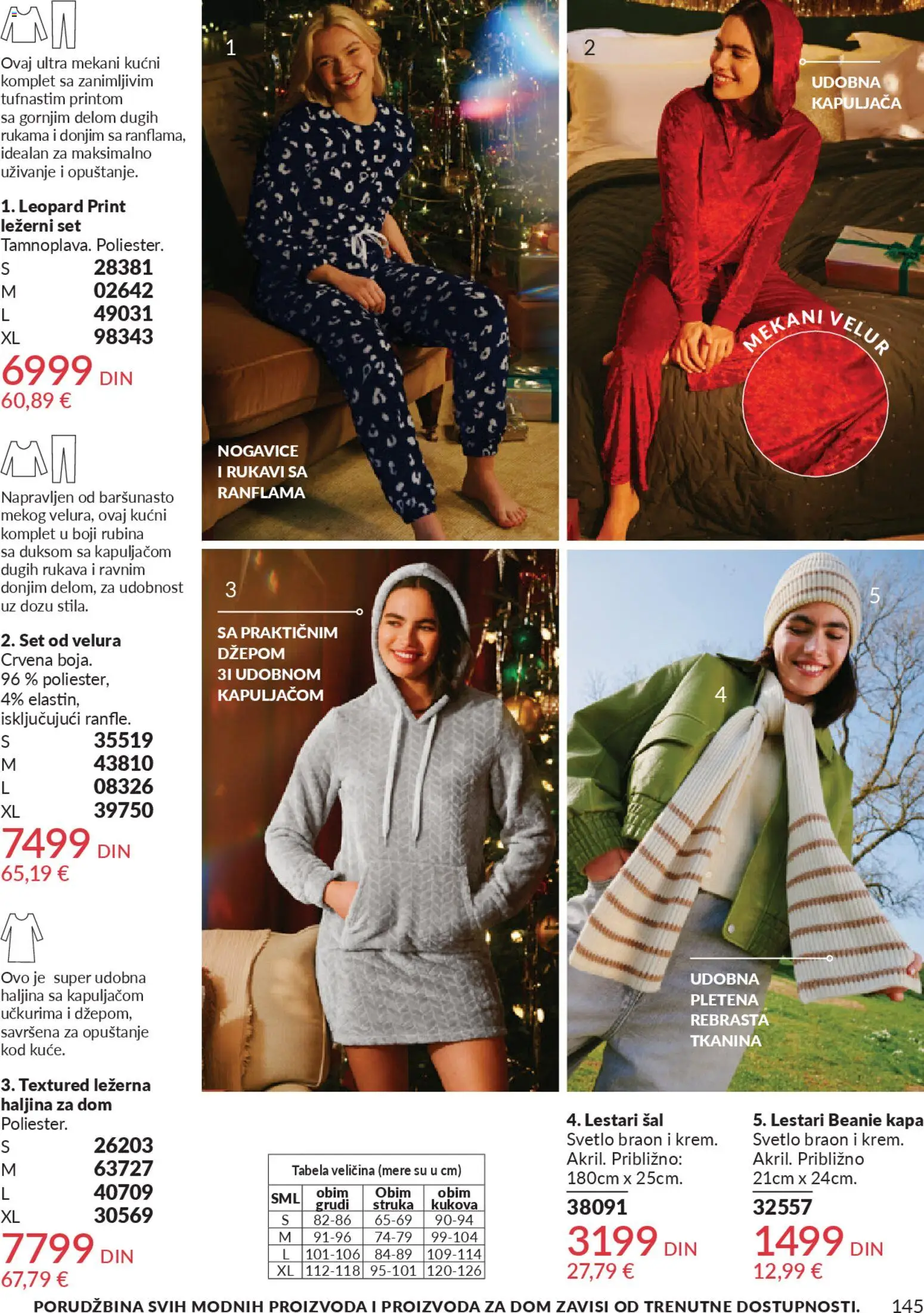 AVON katalog - važi od 29.12.2025 | Strana: 147 | Proizvode: Šal, Kapa, Haljina