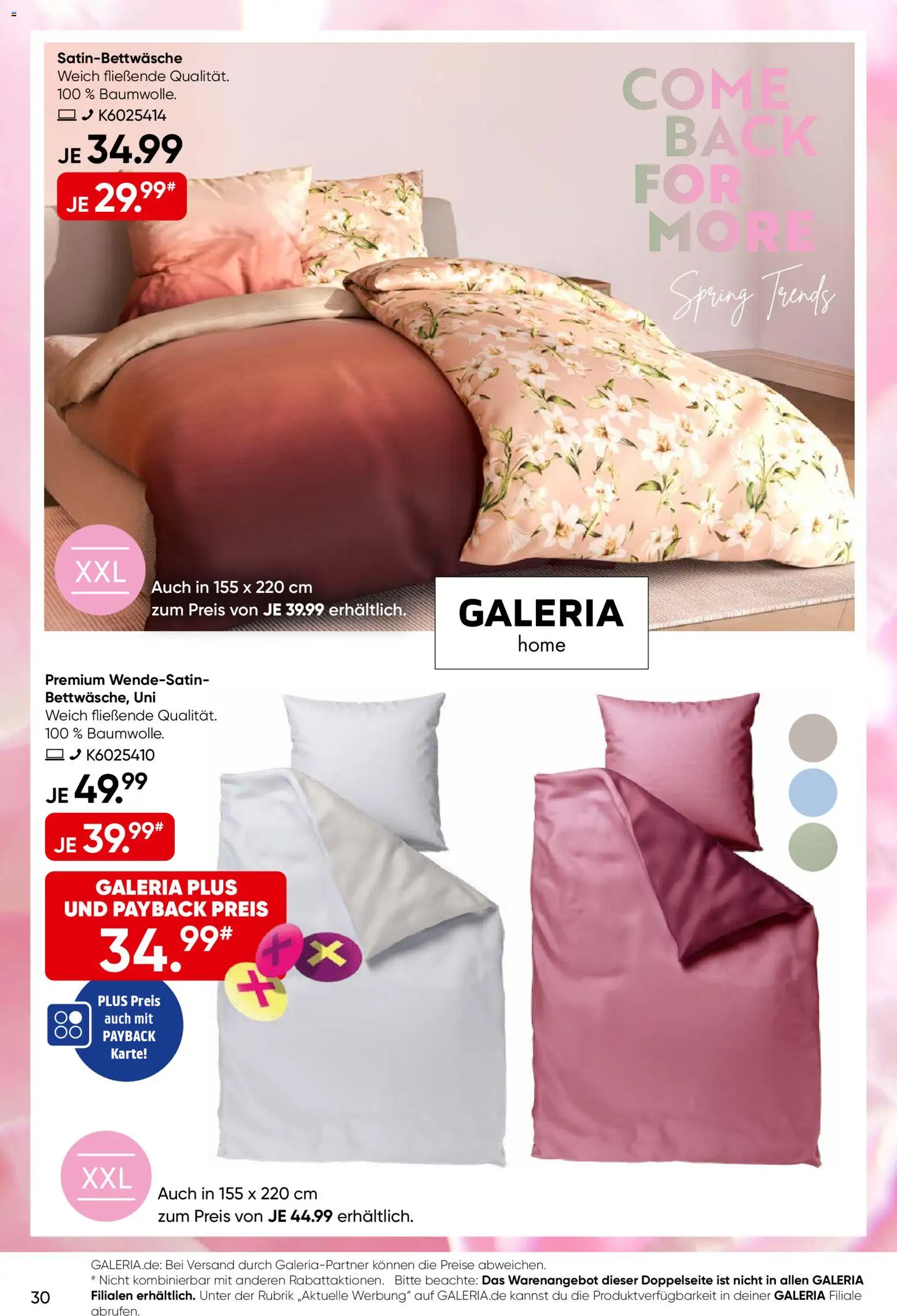 Galeria Karstadt Kaufhof Prospekt 	 – gültig ab 18.03.2026 | Seite: 30