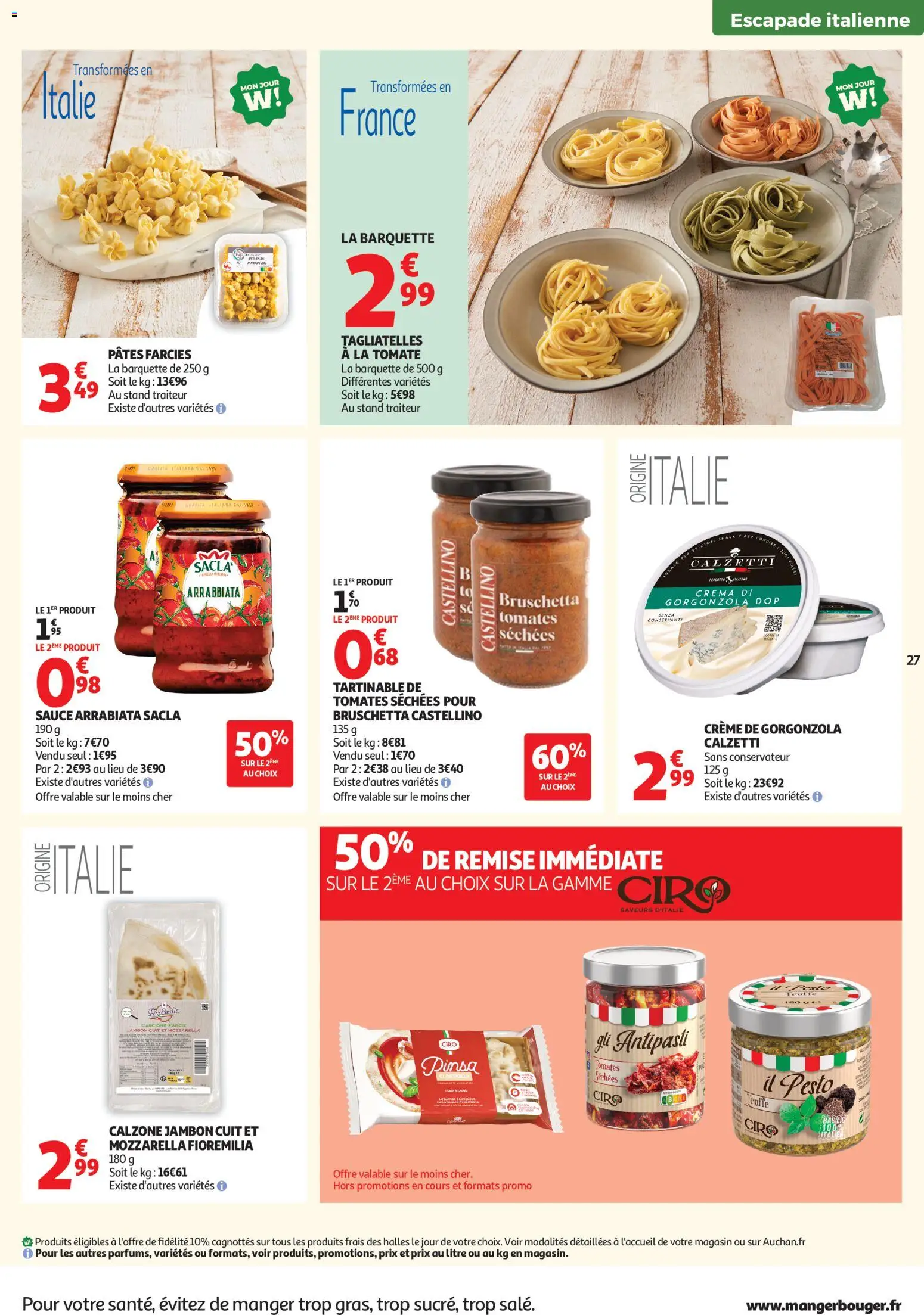 {H1} | Pagina: 27 | Producten: Mozzarella, La, Crème