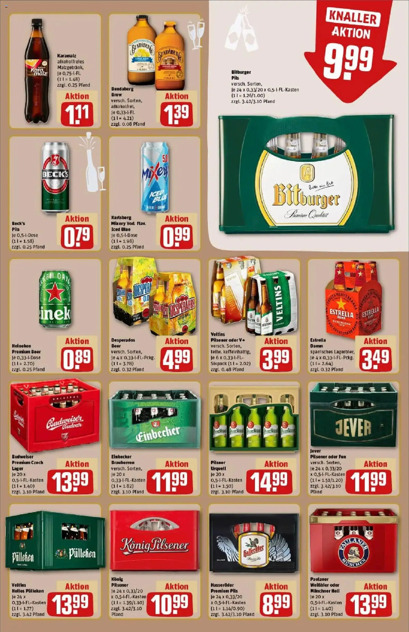 Rewe prospekt Bad Pyrmont	 – gültig ab 22.12.2025 | Seite: 17 | Produkte: Helles pulleken, Konig pilsener, Pils, Mixery