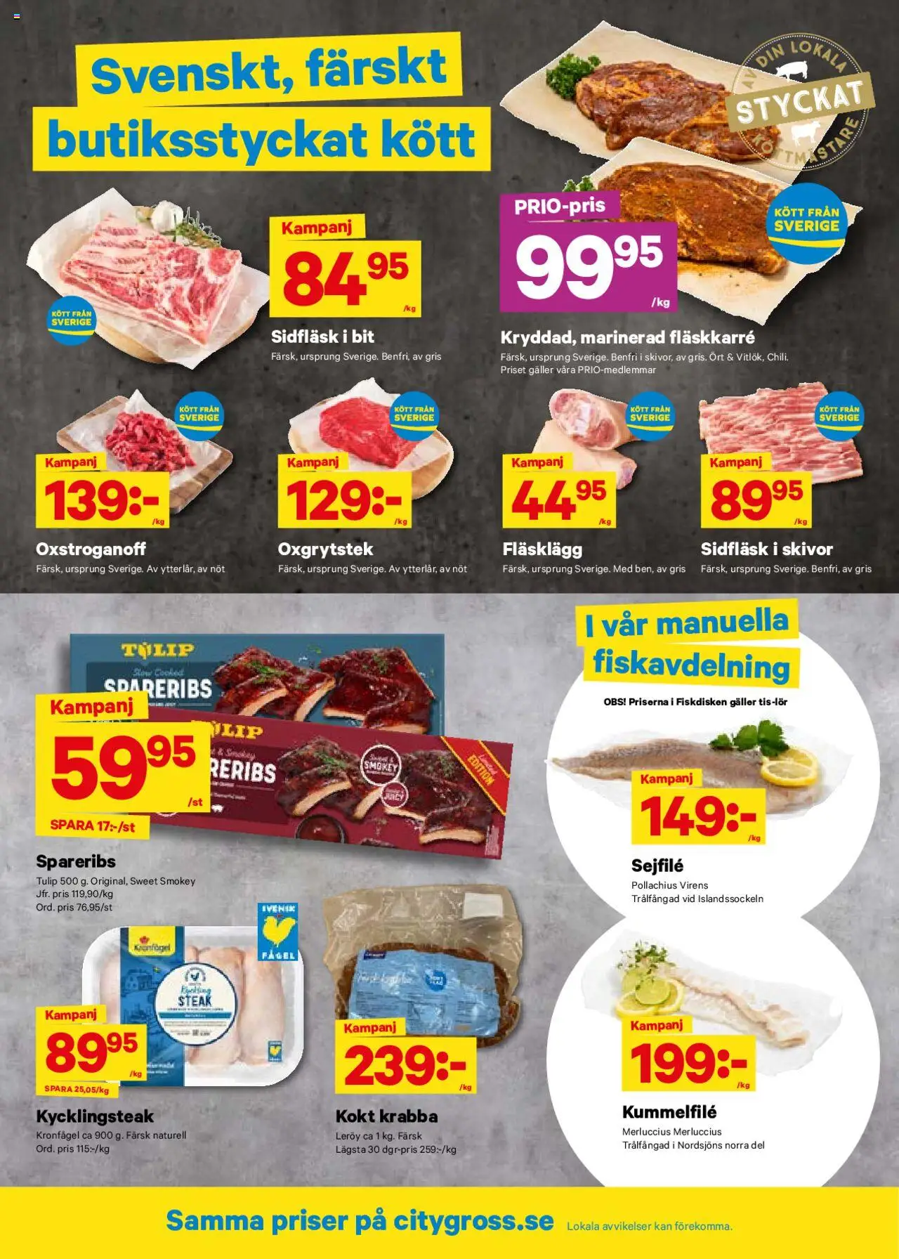 City Gross reklamblad aktuell från 08.09.2025 | Sida: 2 | Produkter: Galler