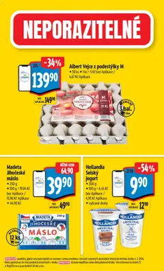 Náhled letáku Albert leták - Hypermarket od 11.02.2026 | Strana: 3 | Produkty: Máslo, Jogurt, Vejce, Čokoláda