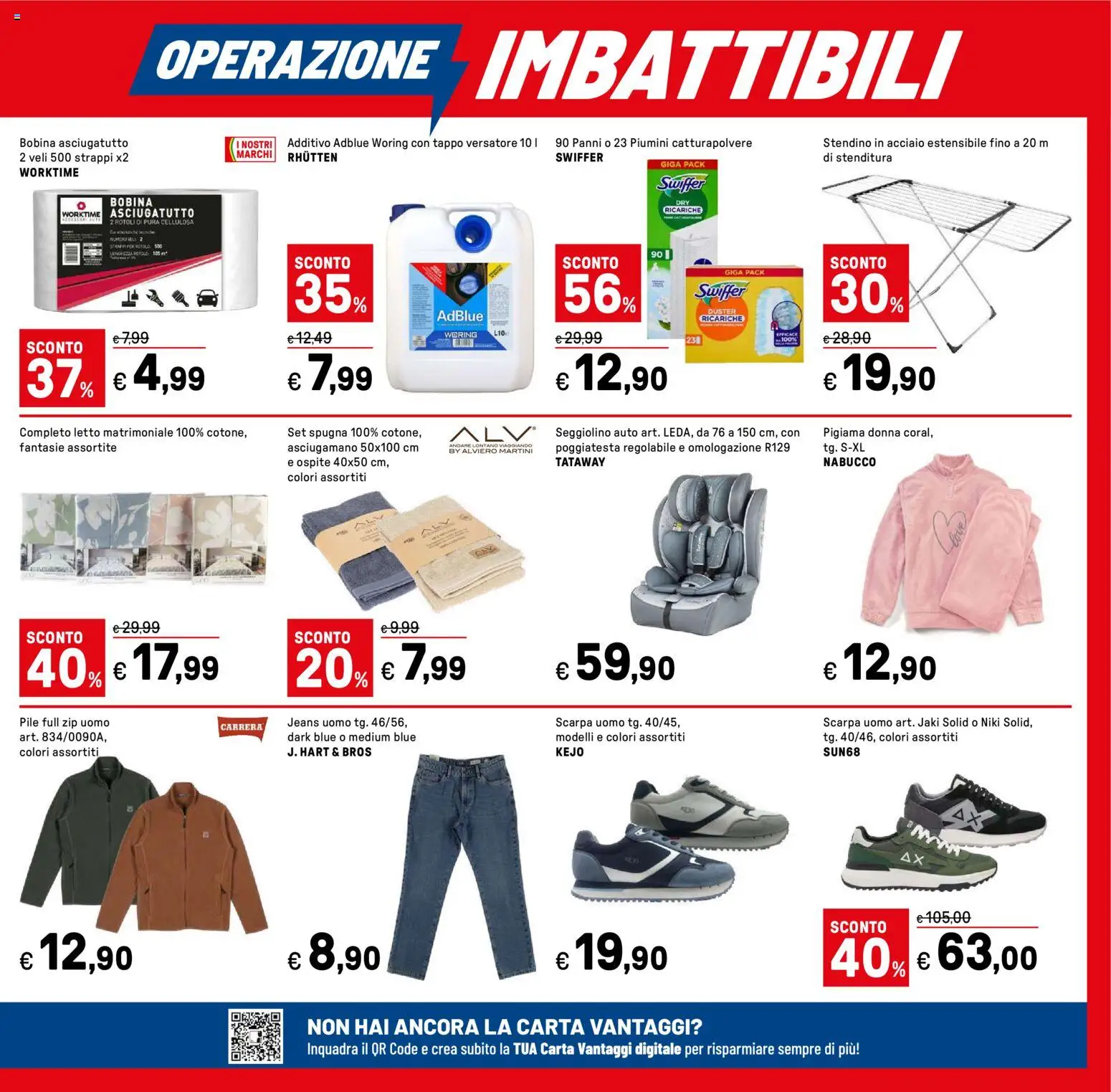 Volantino Iper del 07.01.2026 | Pagina: 7 | Prodotti: Pigiama, Letto matrimoniale, Stendino, Asciugatutto