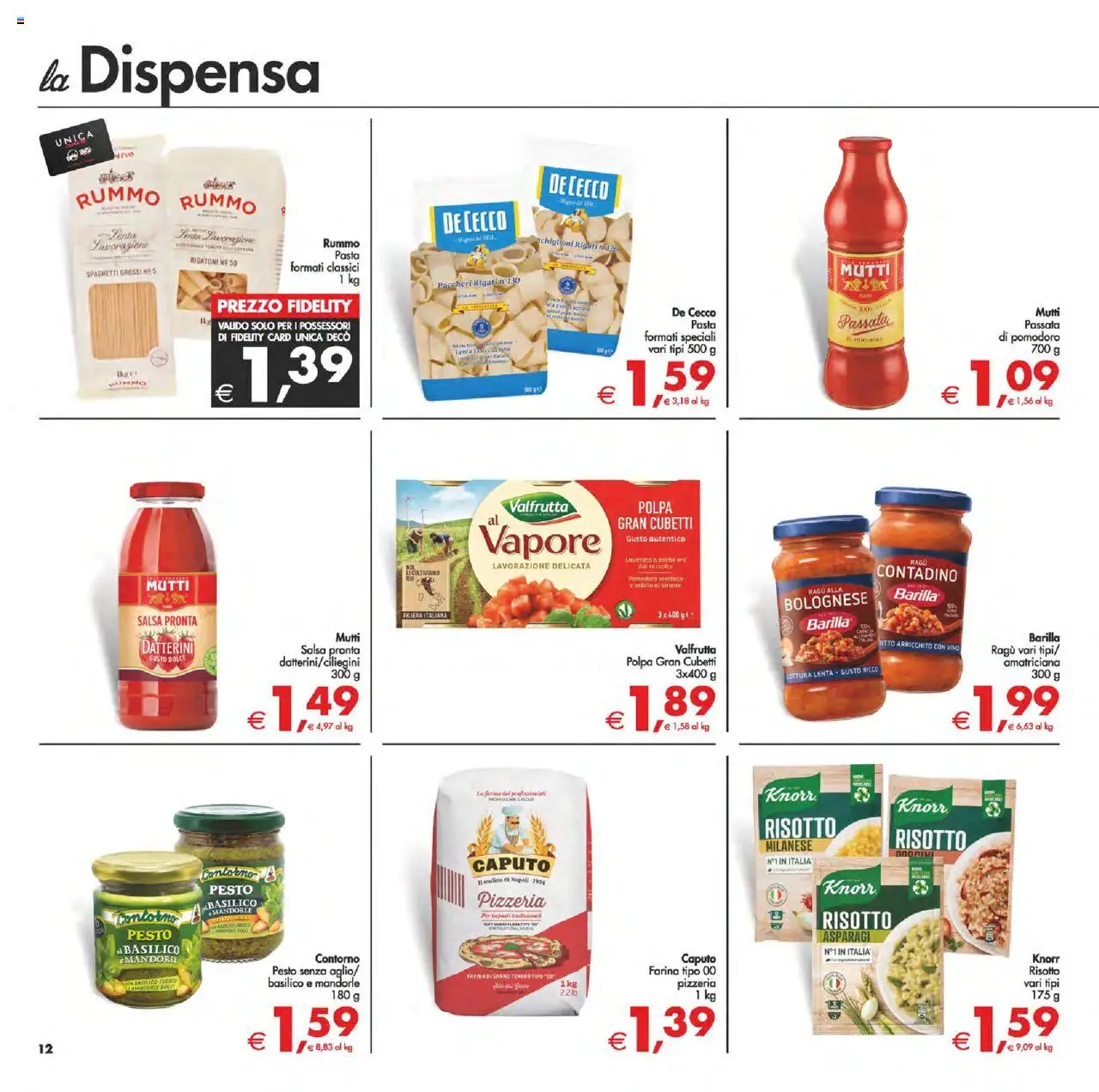 Volantino Decò del 22.08.2025 | Pagina: 12 | Prodotti: Salsa, Vino, Basilico, Ragú