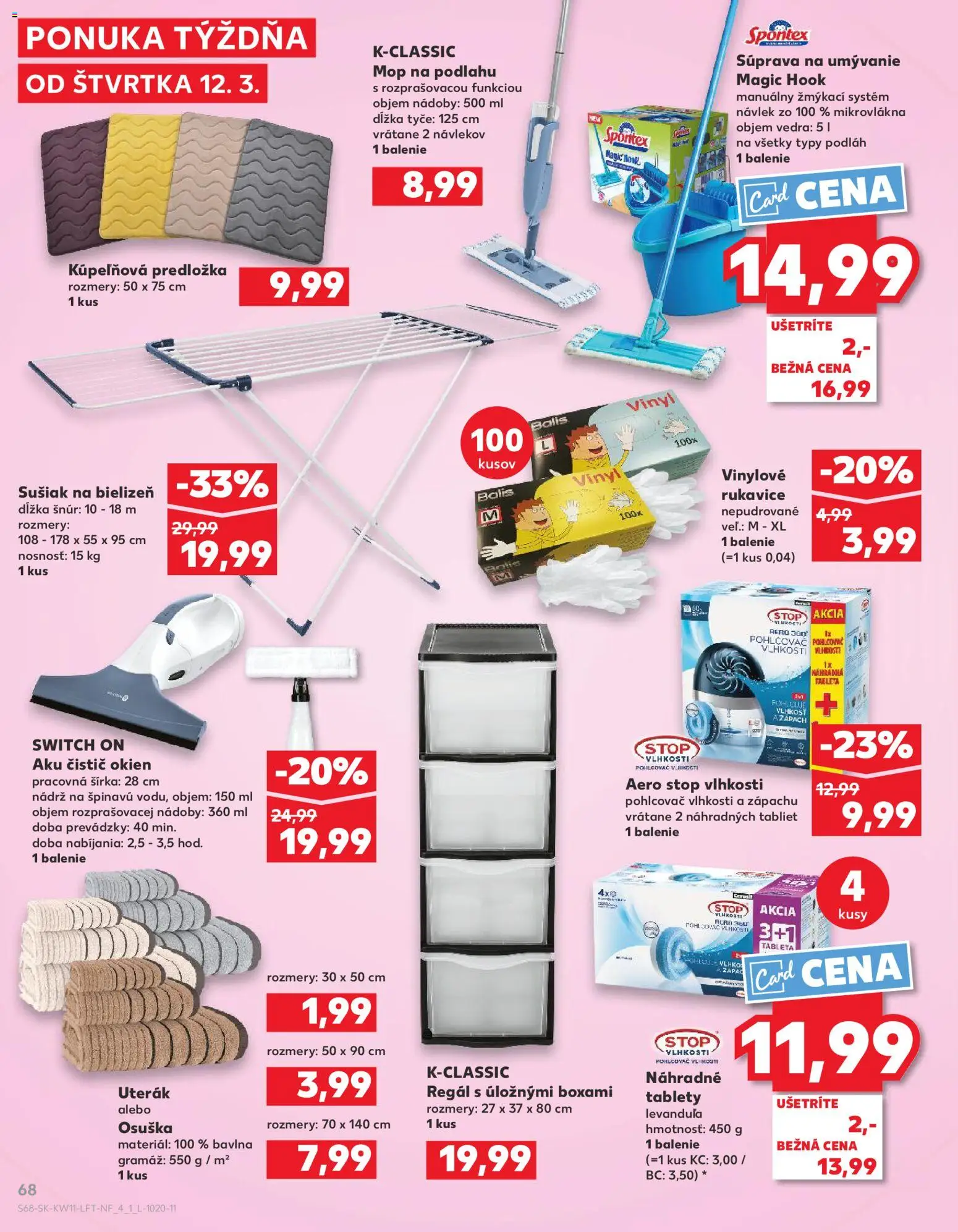 Kaufland SK akciós ujság - amely érvényes a következő dátumtól: 12.03.2026 | Oldal: 68