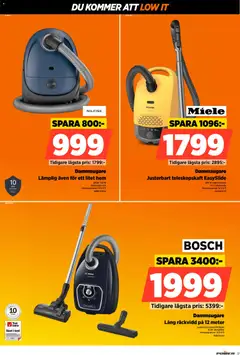 Power erbjudanden - Förhandsvisning av reklamblad från butik Power aktuell från 13.04.2026 | Sida: 17 | Produkter: Dammsugare