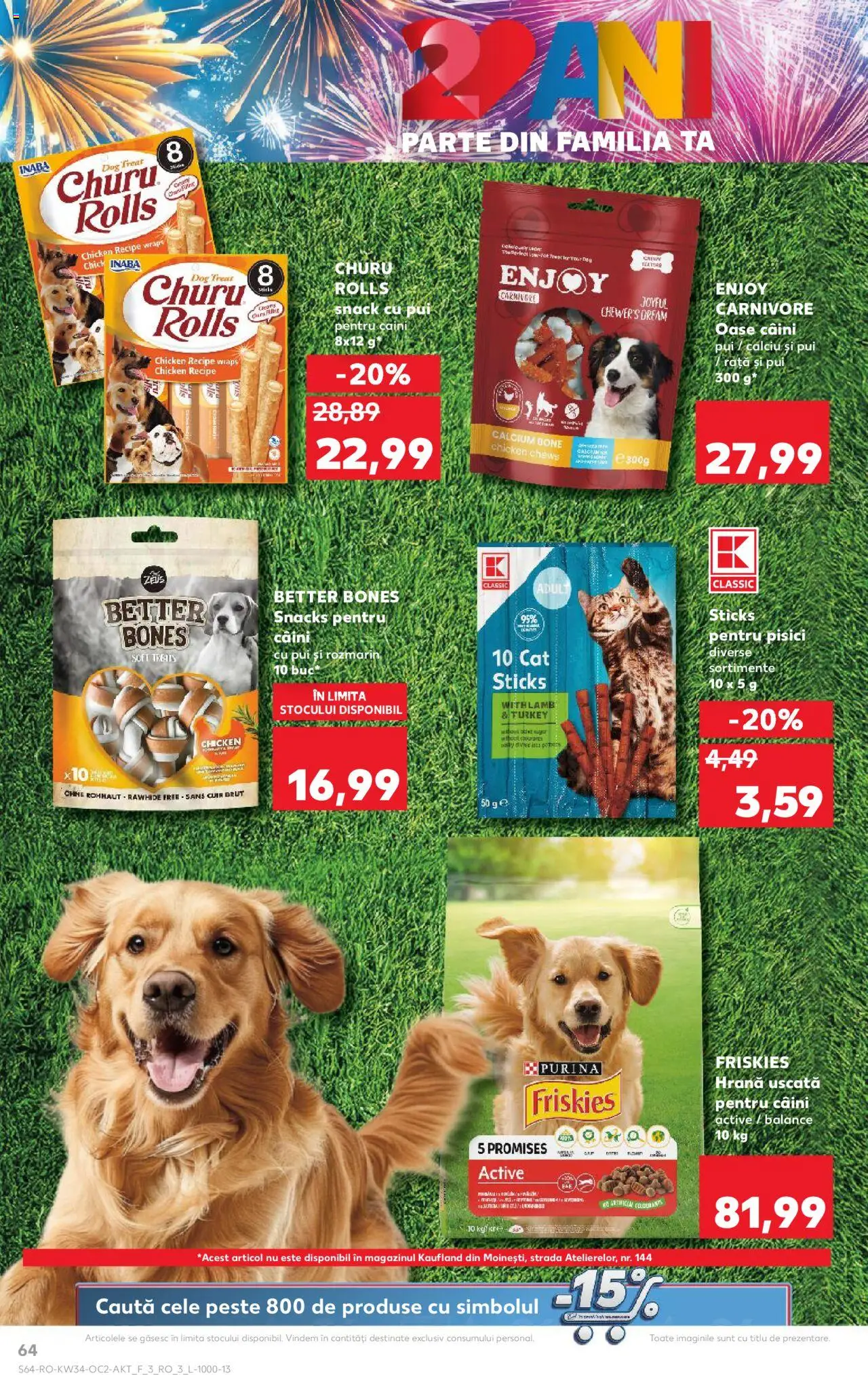 Kaufland RO akciós ujság - amely érvényes a következő dátumtól: 20.08.2025 | Oldal: 64