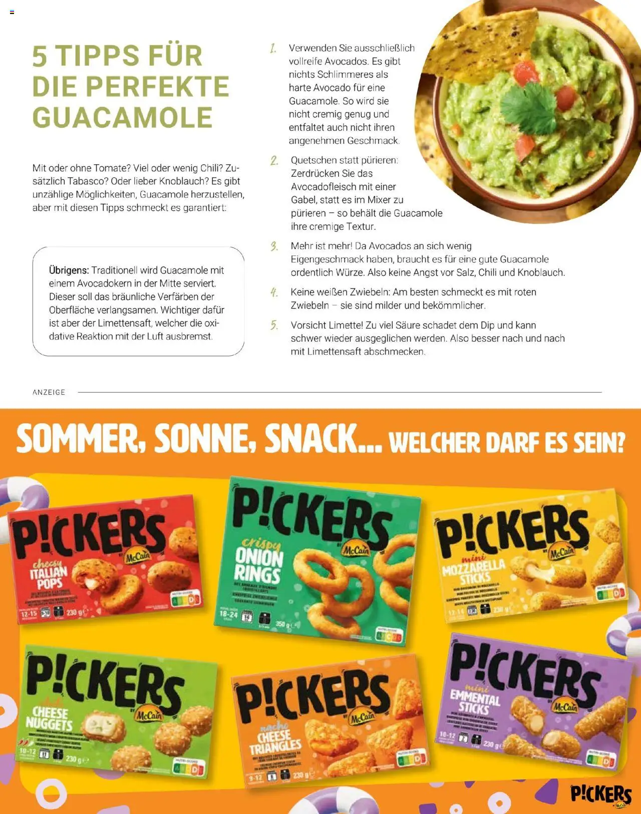 Globus - mio August 2025 - gültig ab dem 01.08.2025 | Seite: 21 | Produkte: Mixer, McCain, Avocado, Chili