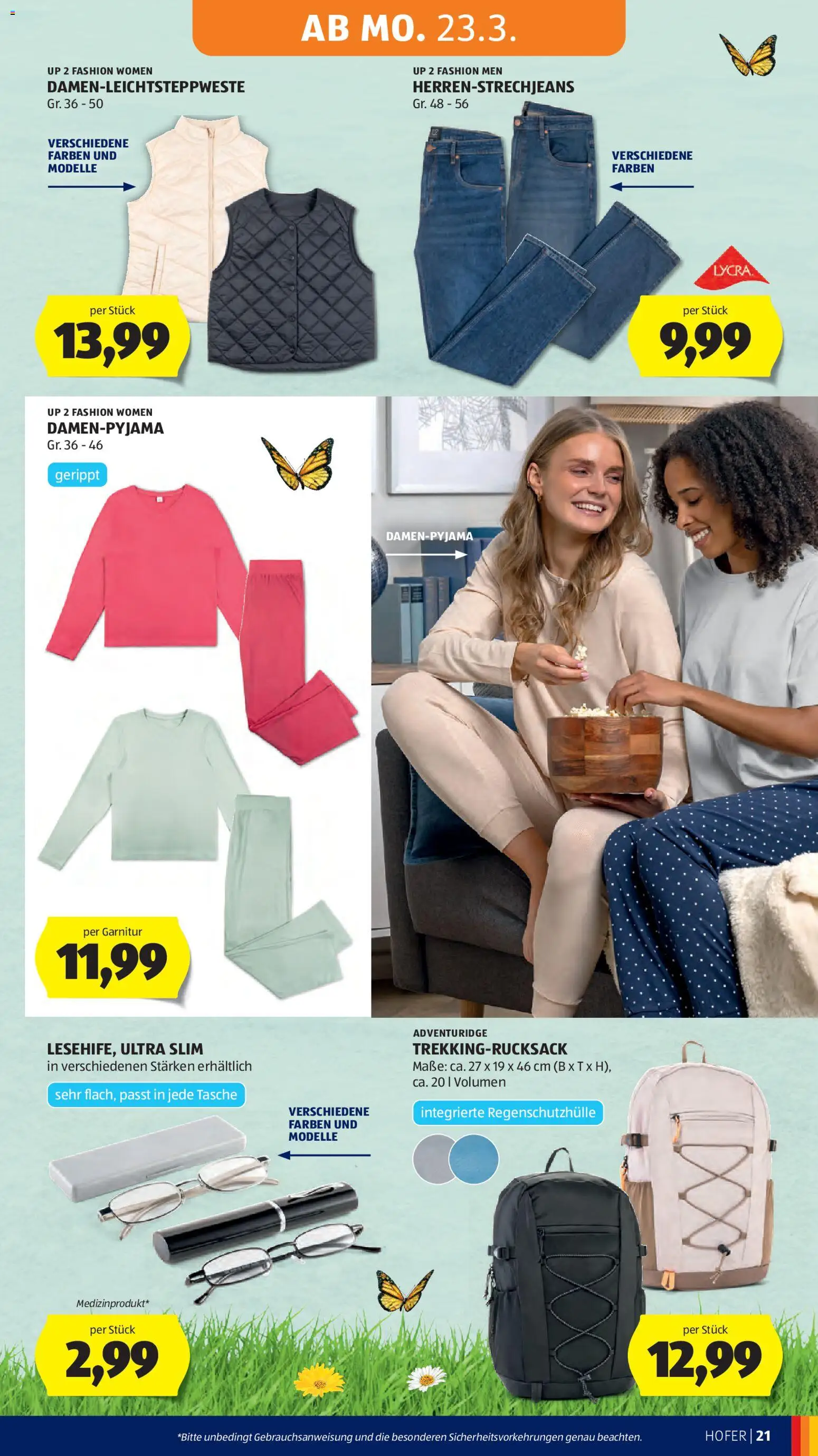 Hofer Flugblatt gültig ab 23.03.2026 | Seite: 29 | Produkte: Tasche