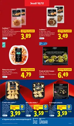 LIDL - Prévisualisation de Plateau de crevettes (2), 180 g (1 kg = 26,61 €), Tomates-olives, citron-coriandre, ail-persil et piment valide à partir de 18.12.2025 | Page: 19