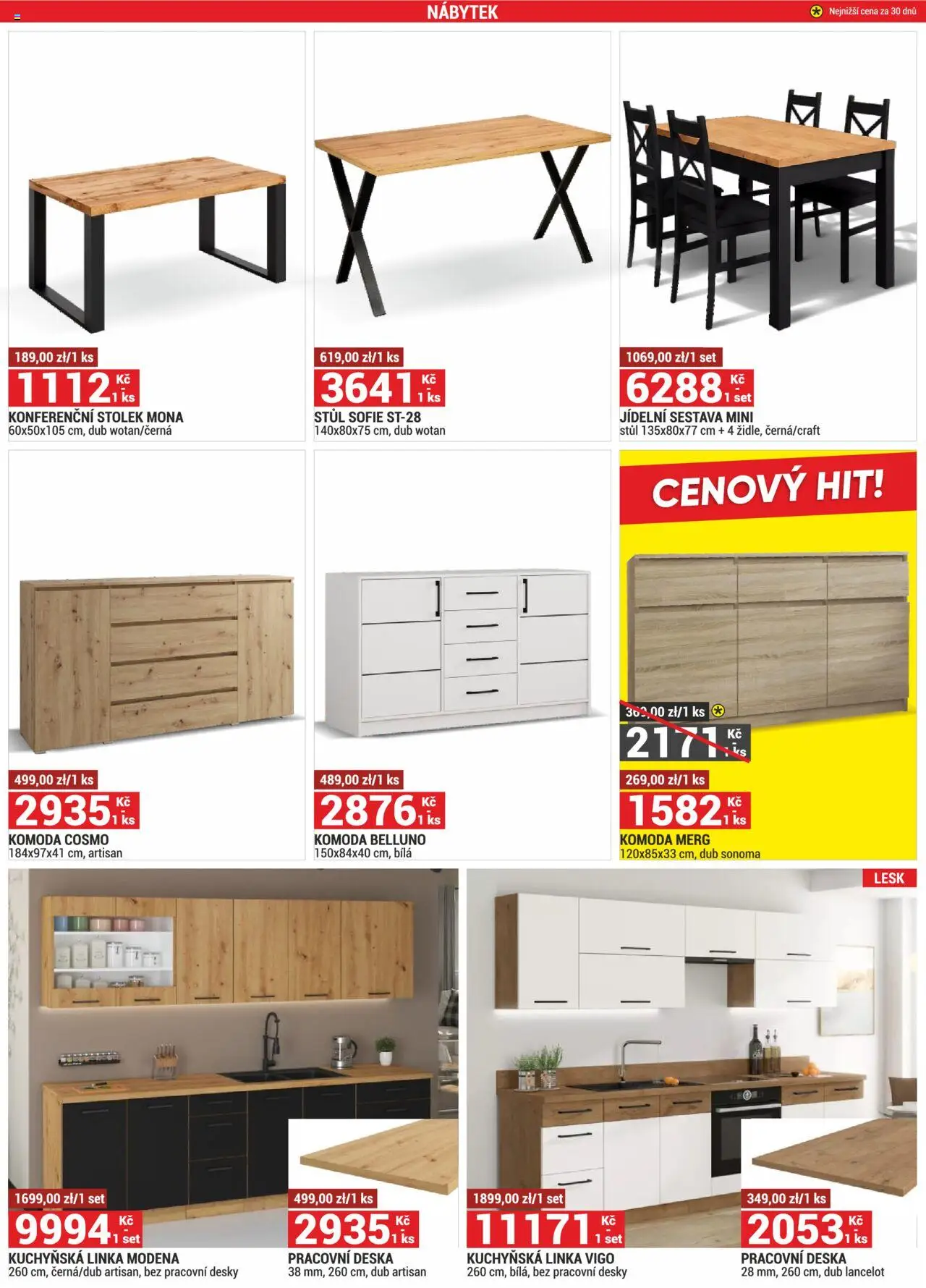 Merkury Market leták od 01.08.2025 | Strana: 26 | Produkty: Konferenční stolek, Kuchyňská linka, Pracovní deska, Desky