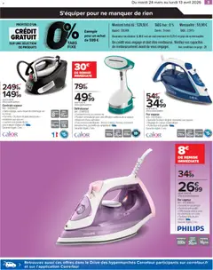 Carrefour - Prévisualisation de Carrefour Faites entrer les bonnes affaires de printemps  valide à partir de 24.03.2026 | Page: 3 | Produits: Brosse, Réservoir d'eau, Cintre, Vêtements