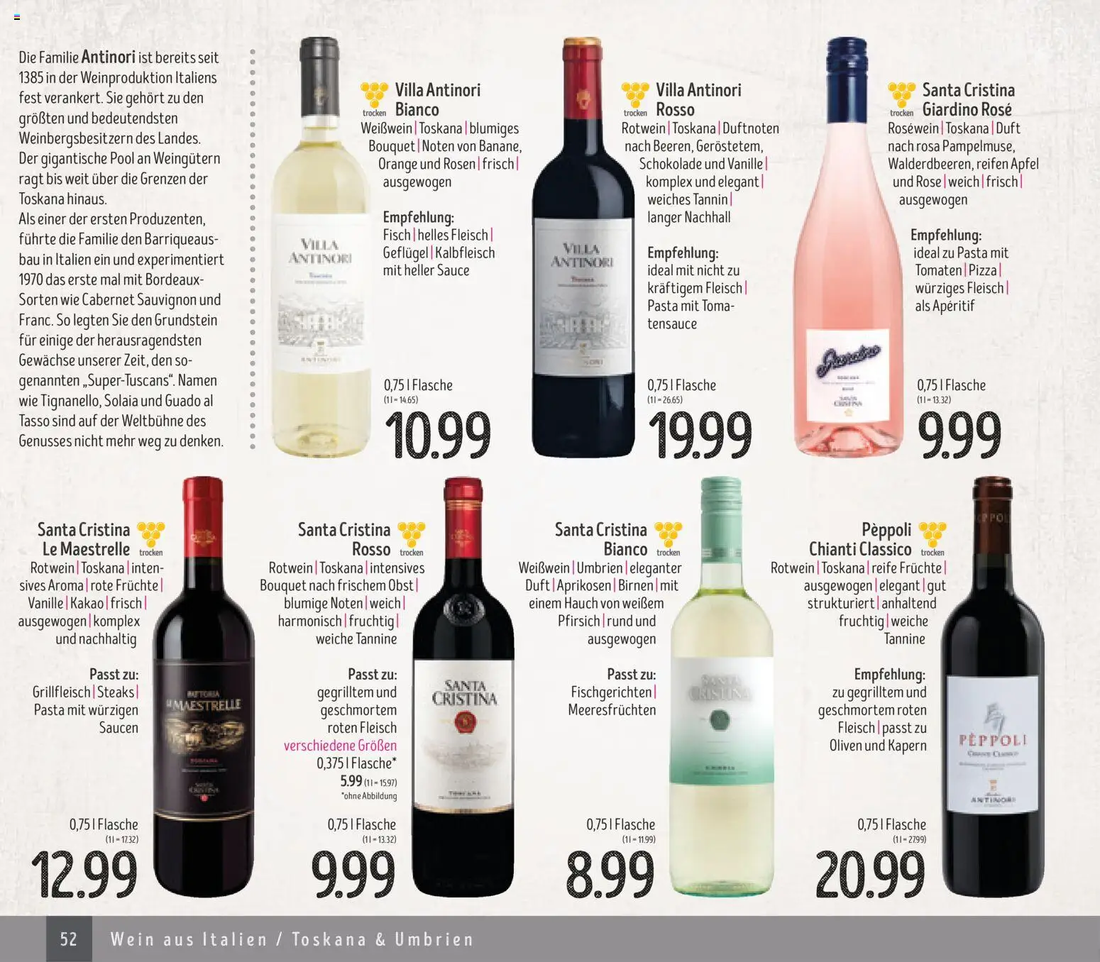 Edeka Struve Wein– und Spirituosen – gültig ab 14.11.2025 | Seite: 52 | Produkte: Äpfel, Obst, Pasta, Wein