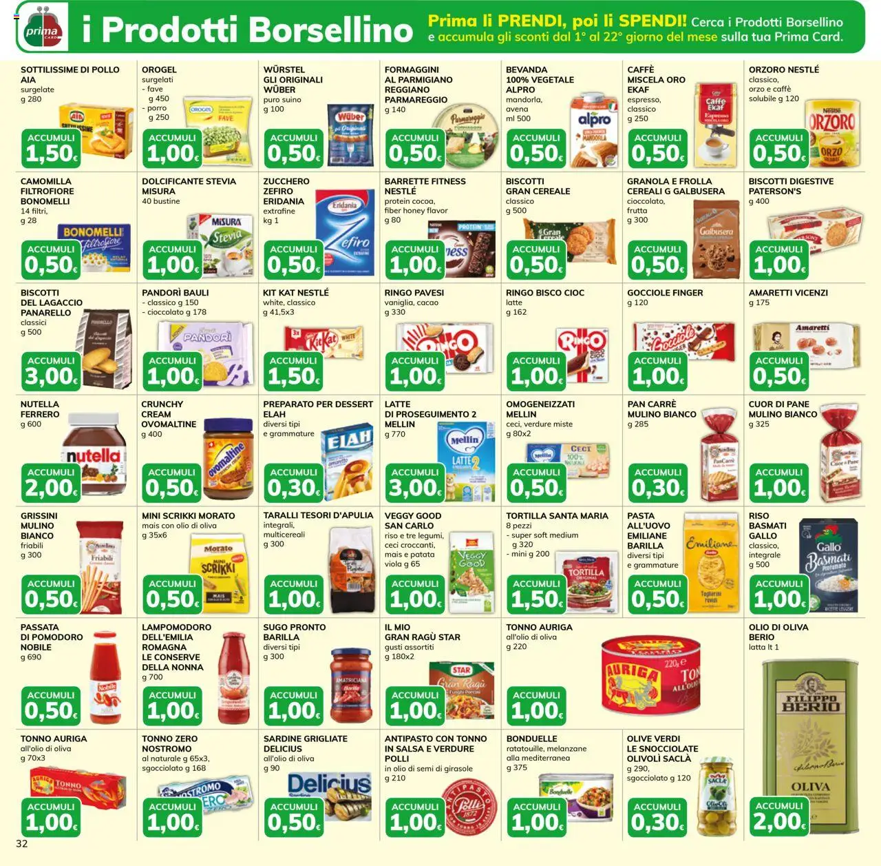 Volantino Basko del 14.10.2025 | Pagina: 32 | Prodotti: Dolcificante, Zucchero, Olive, Nutella