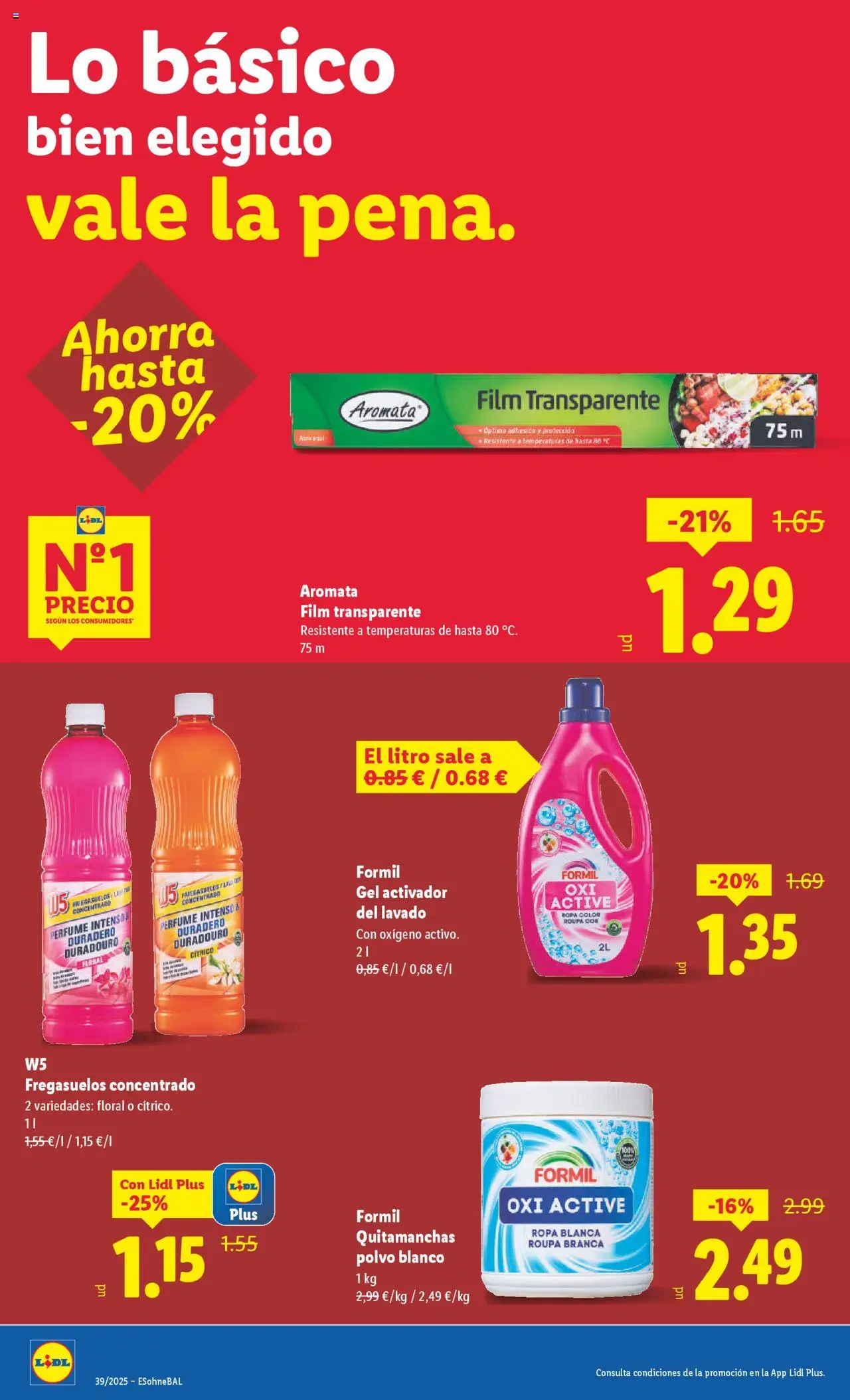 Lidl folleto │ válido desde el 22.09.2025 | Página: 6 | Productos: Perfume, Polvo, Quitamanchas, Ropa