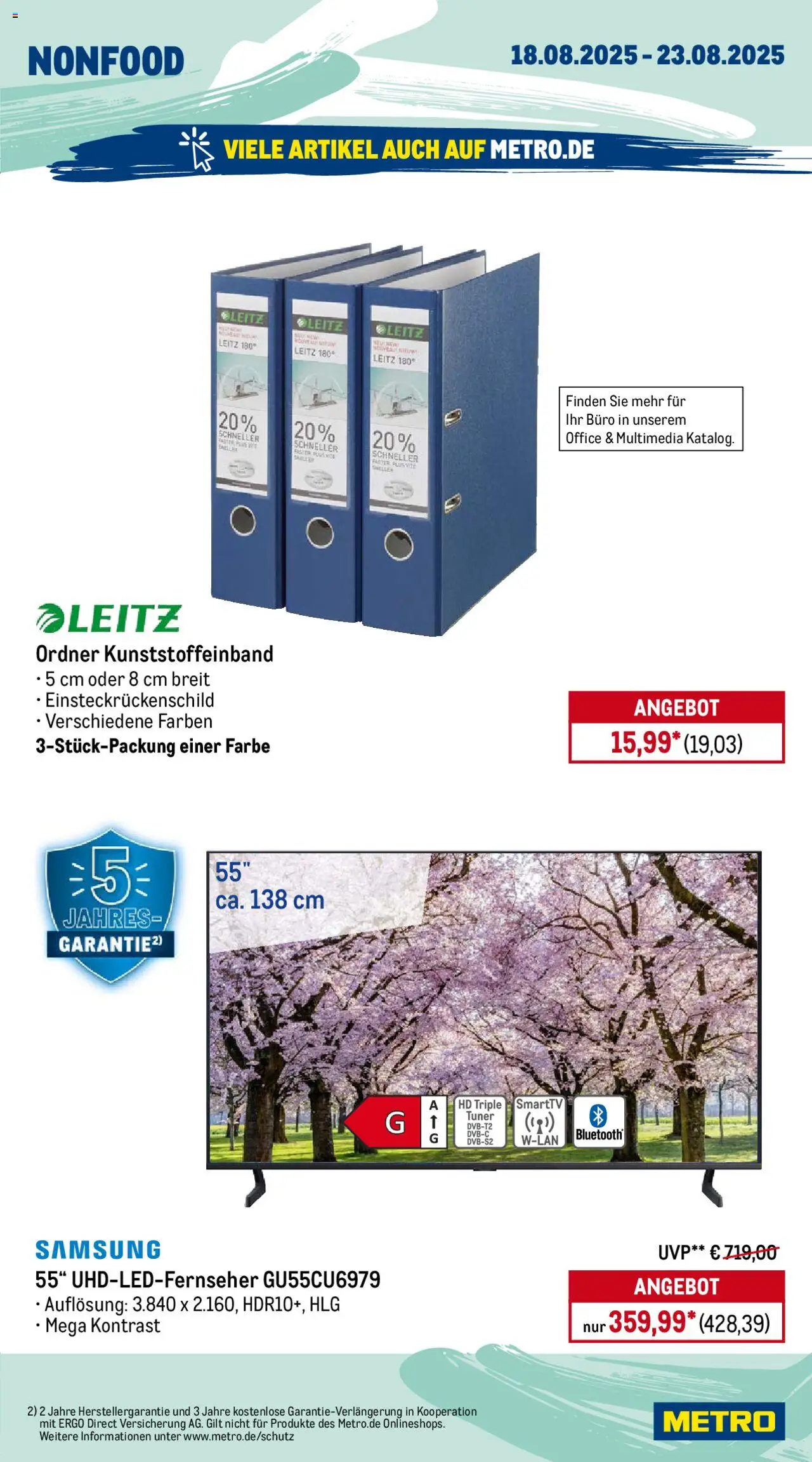 Metro Prospekt 	 - gültig ab dem 18.08.2025 | Seite: 23 | Produkte: Samsung