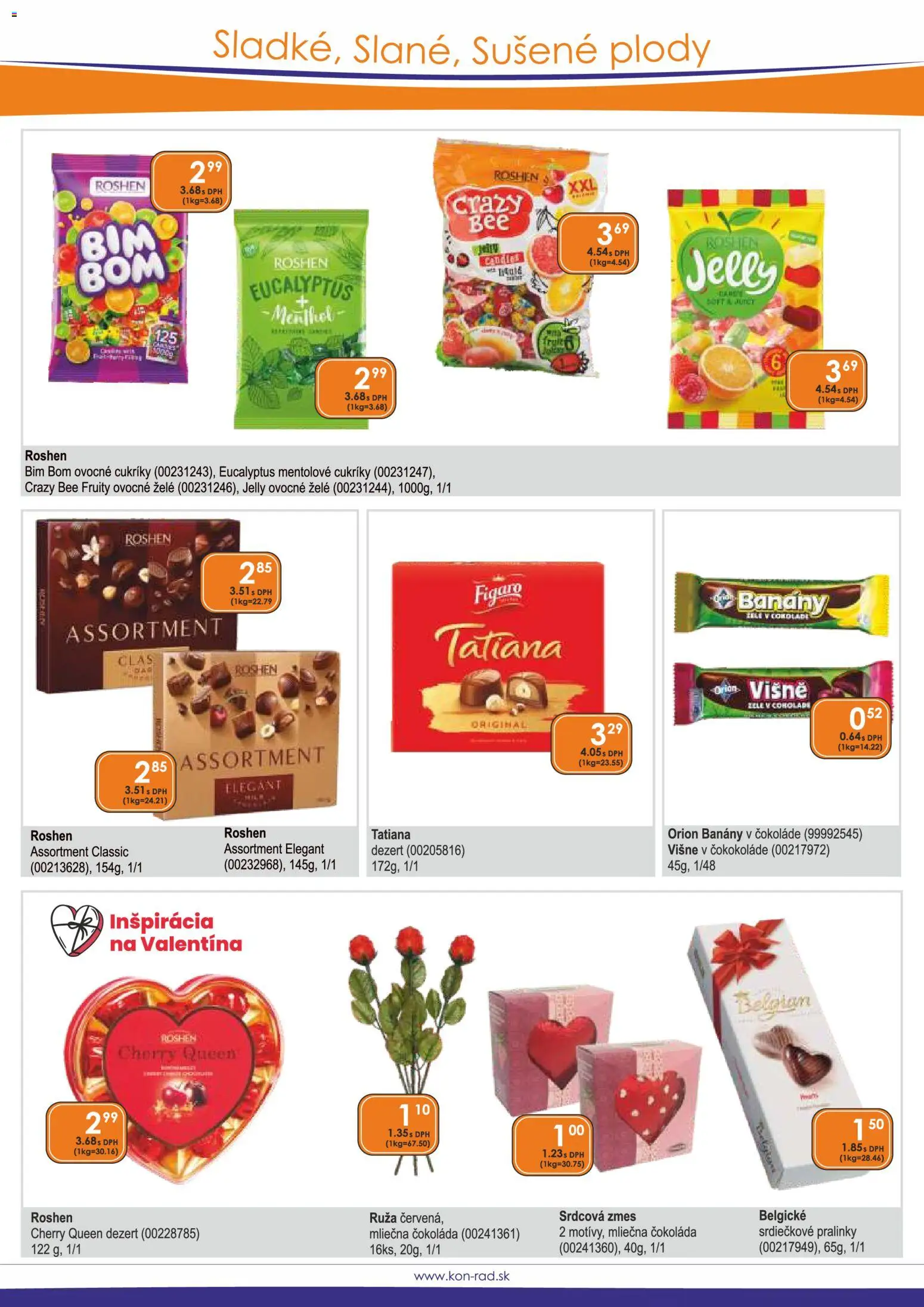 Nové KON - RAD akcie – leták je platný od 01.02.2026 | Strana: 24 | Produkty: Banány v čokoláde, Banány, Čokoláda, Višne