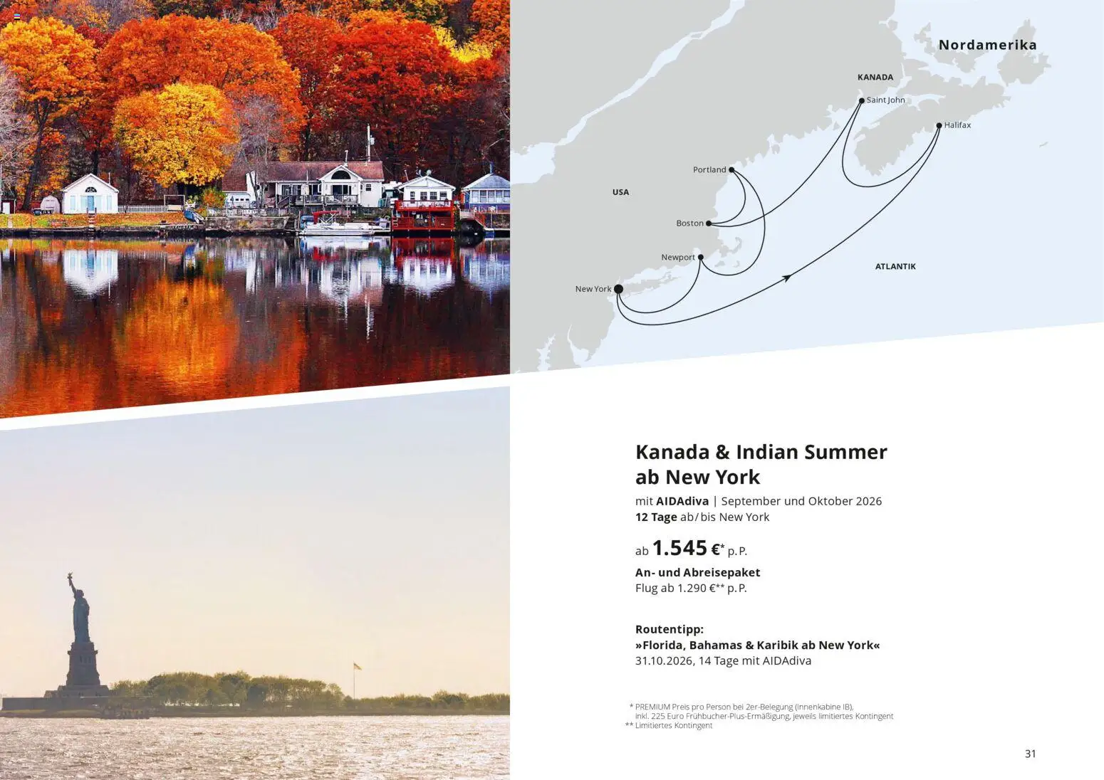 Aida AIDAselection – gültig ab 01.04.2026 | Seite: 31