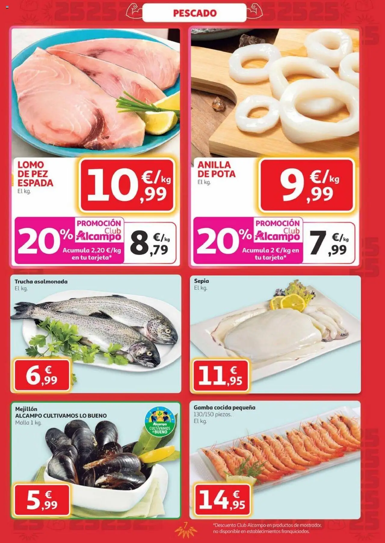 Alcampo - Canarias │ válido desde el 25.09.2025 | Página: 7 | Productos: Pescado, Gamba