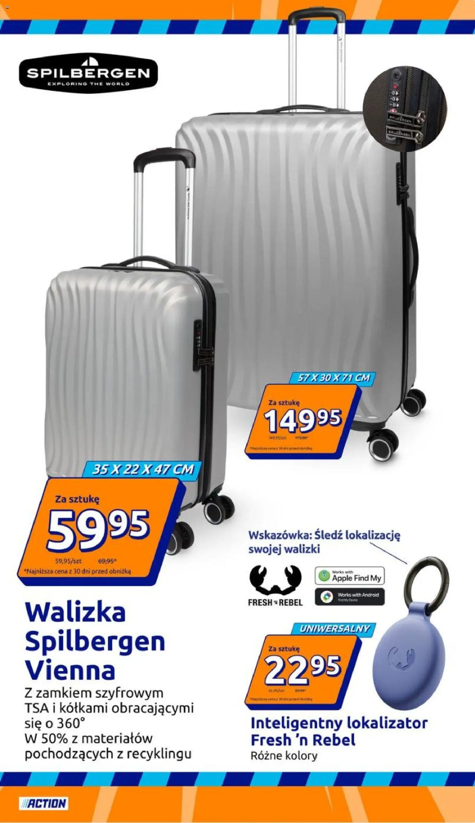 Action gazetka od 29.04.2026 | Strona: 15 | Produkty: Śledź, Walizka, Walizki
