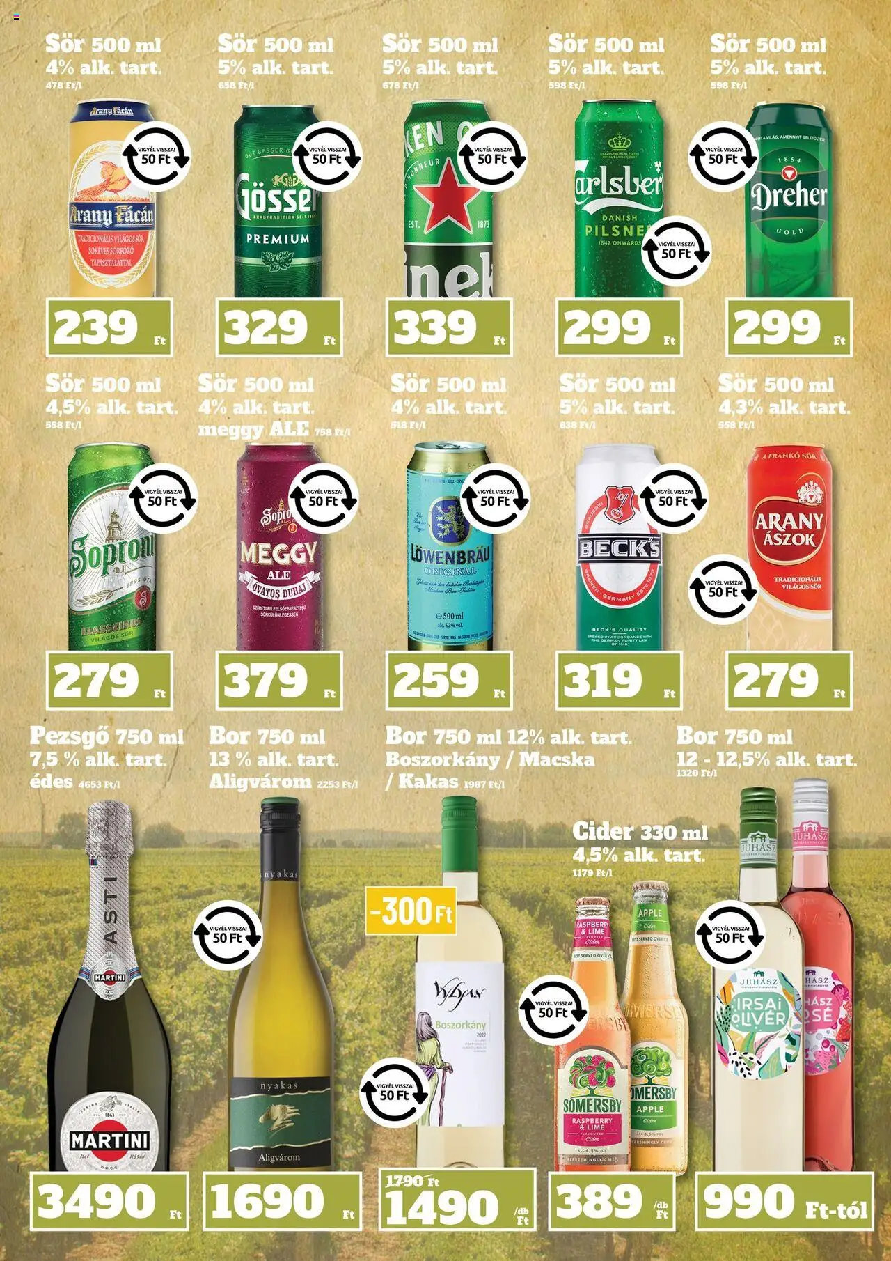 Family Diszkont akciós ujság - amely érvényes a következő dátumtól: 02.10.2025 | Oldal: 18 | Termékek: Lime, Pezsgő, Cider, Bor
